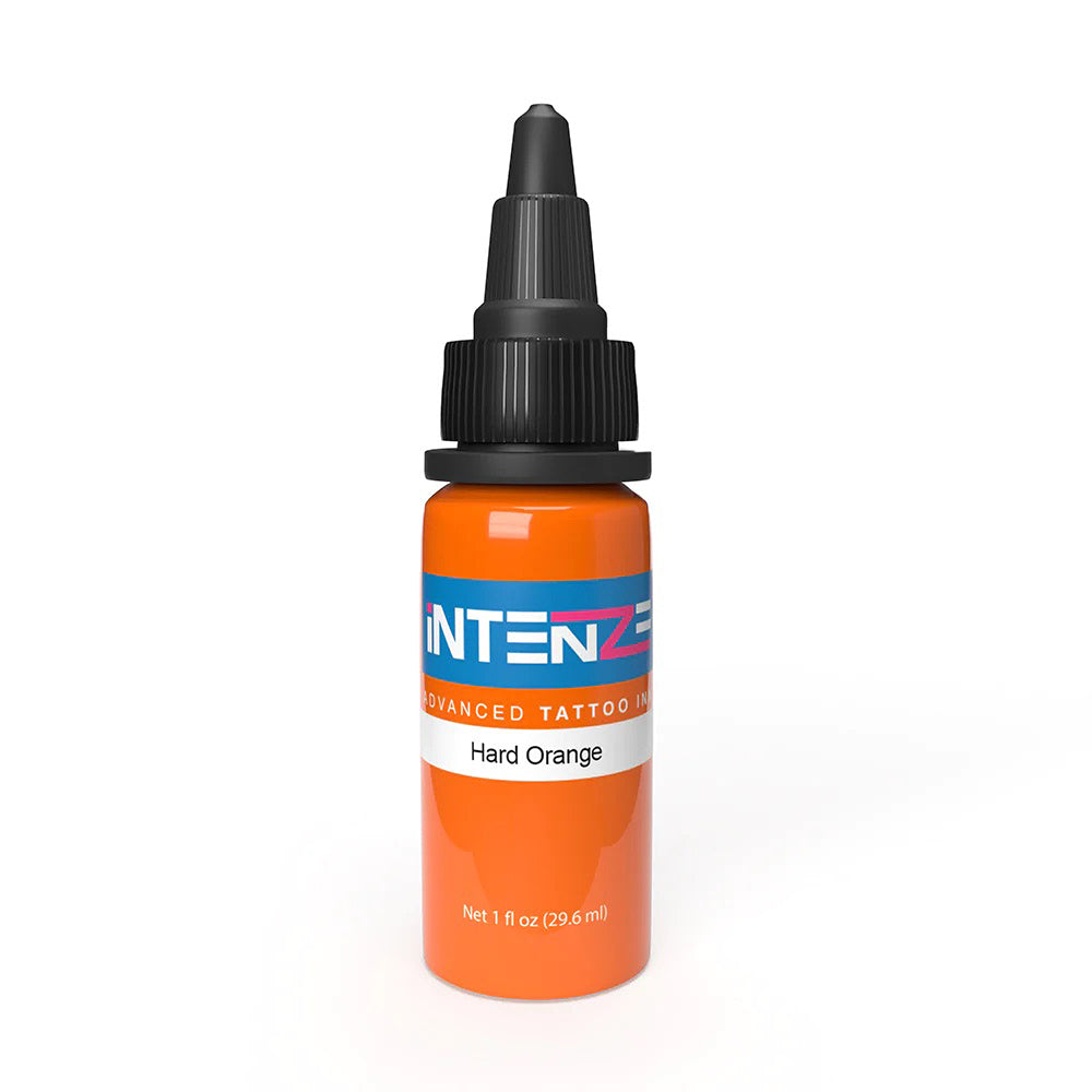 Intenze Tattoo Ink - Professional Hard Orange Tattoo Ink - Various Sizes Available - Perfect for Tattoo Artists & Body Art Enthusiasts