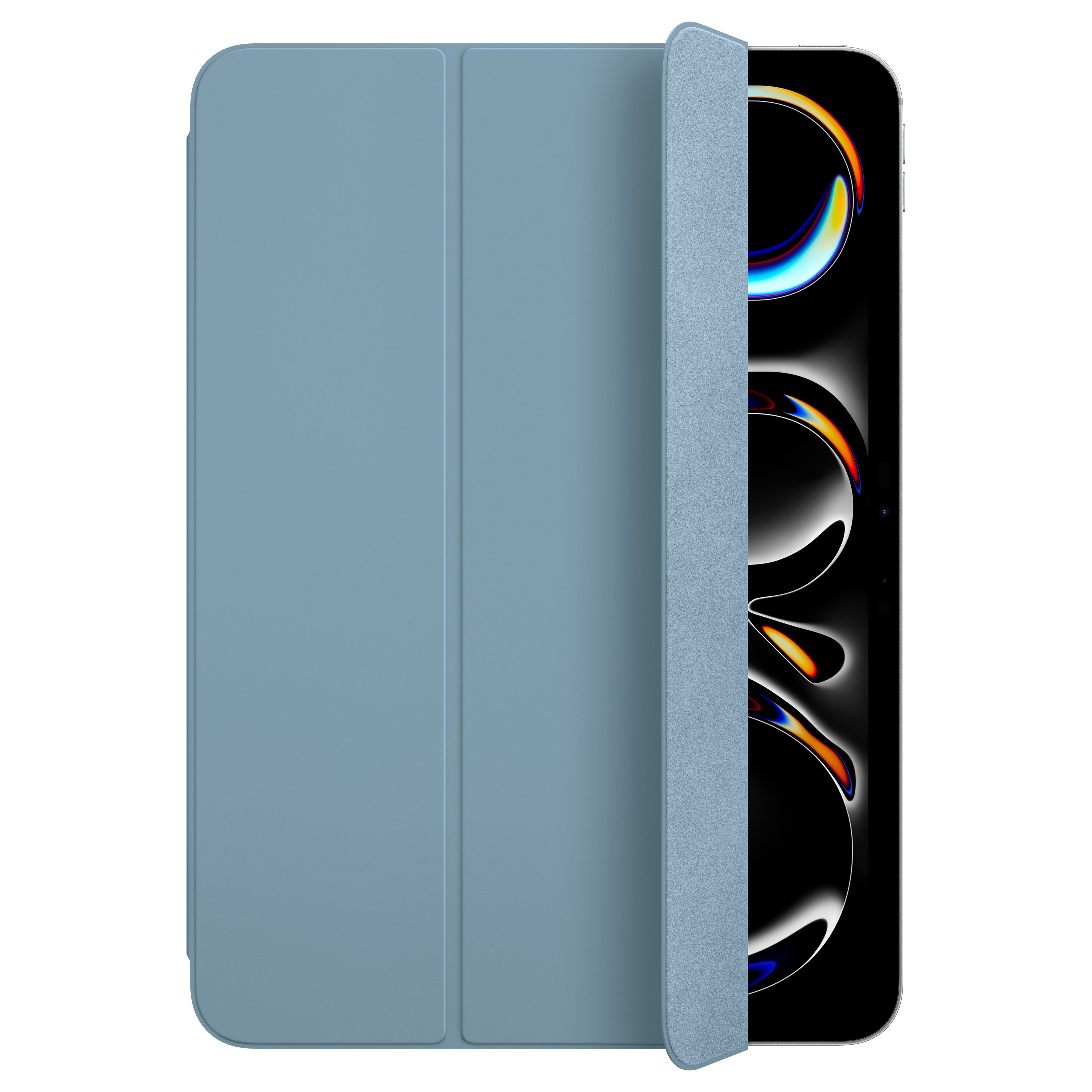 Smart Folio Case for iPad Pro 11 Inch (M4) - Premium Denim Cover - Perfect for Work, Travel & Everyday Protection