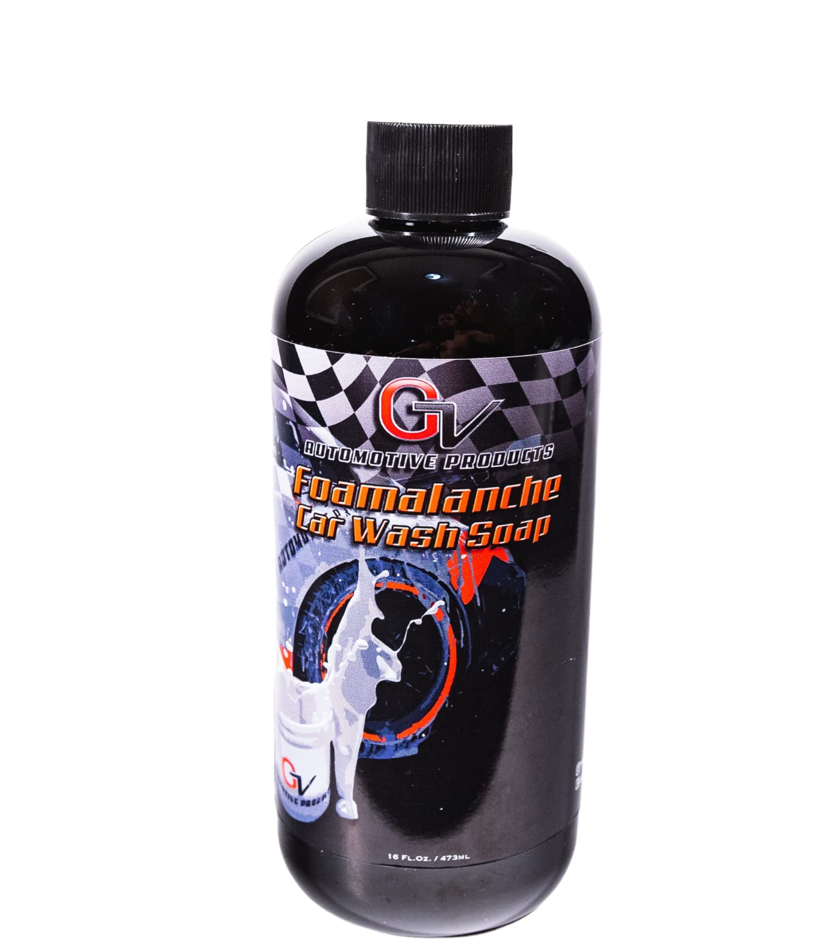 GV Automotive Foamalanche 16 oz Car Wash Soap - High Foam Formula for Foam Guns, Foam Cannons & Pressure Washers - Perfect for Deep Cleaning & Detailing