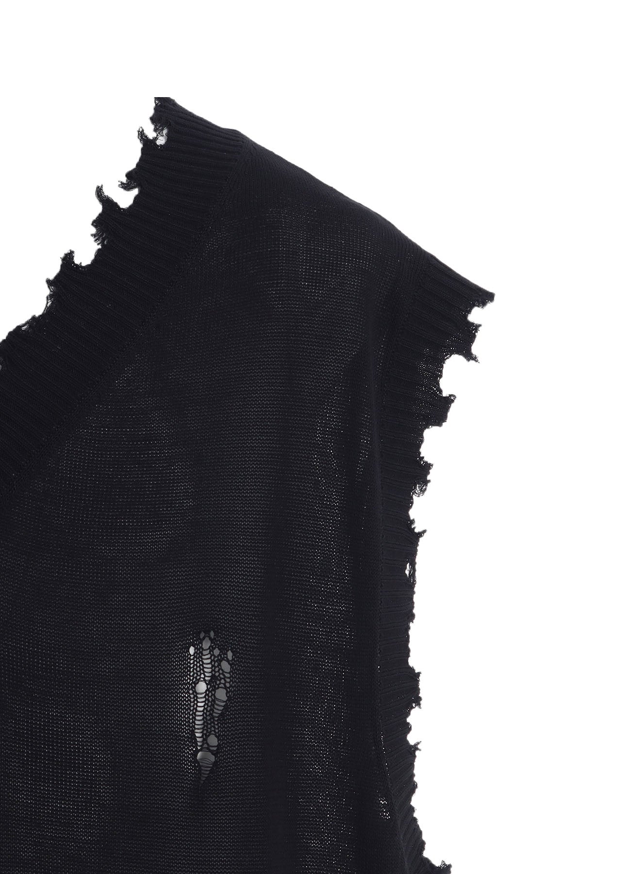 Compact Twist 10g Damaged Knitted Vest - Lightweight Layering Piece for Women | Perfect for Casual Outfits, Layering Under Jackets, and Stylish Streetwear Looks