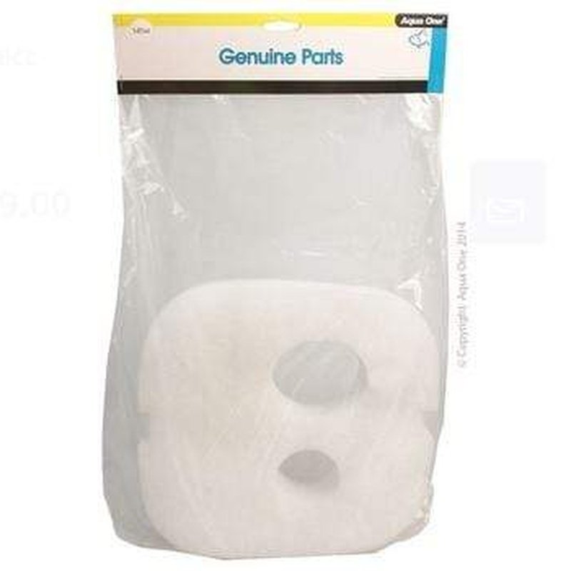 Aqua One Wool 2-Pack 141w Ocellaris 3000/UVC 25141w - Premium Aquarium Filter Media for Crystal Clear Water - Perfect for Saltwater & Freshwater Fish Tanks