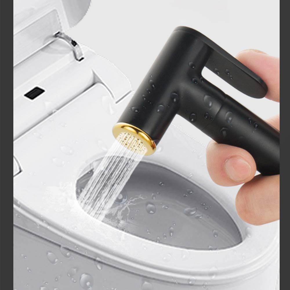 Portable Brass Bidet Sprayer Kit - Cold Water Toilet Bidet Sprayer with High Pressure Nozzle for Bathroom & Travel Use