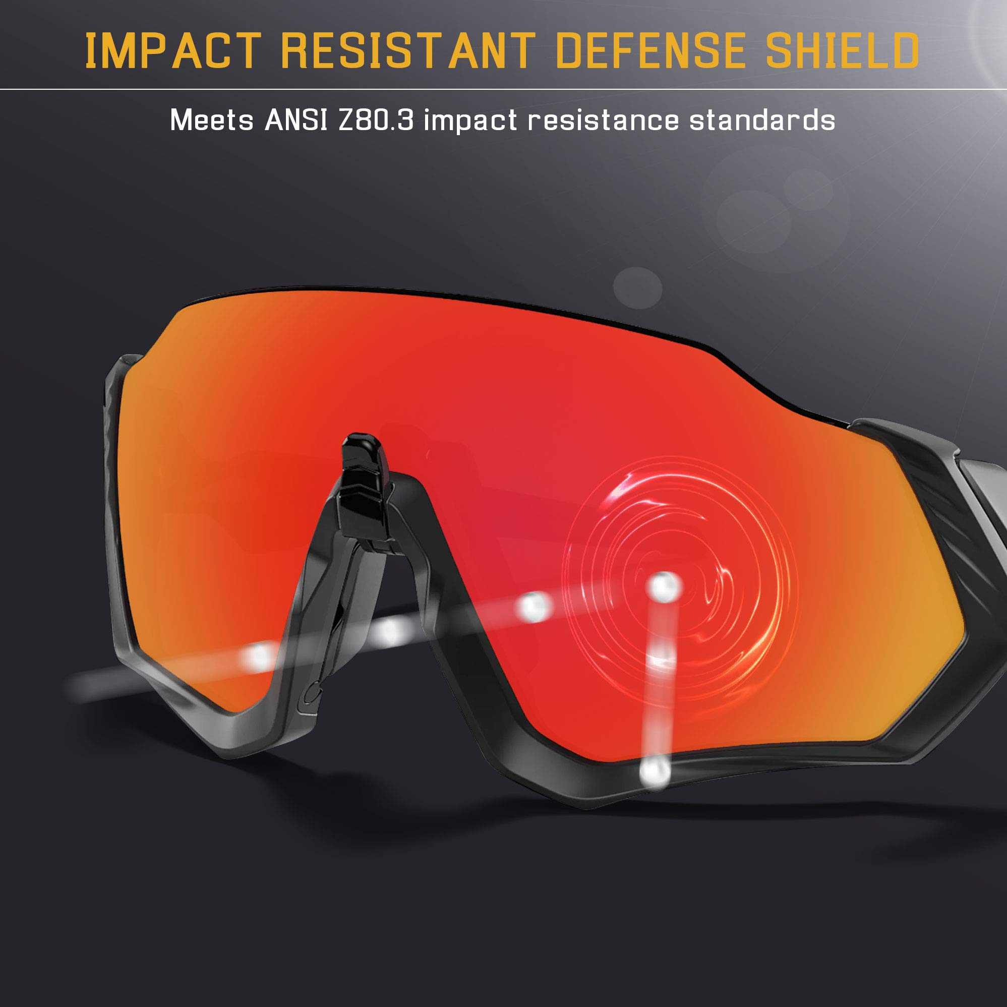 Bwake Polarized Replacement Lenses for Oakley Triggerman Sunglasses - UV Protection, Anti-Glare, Perfect for Outdoor Sports & Driving