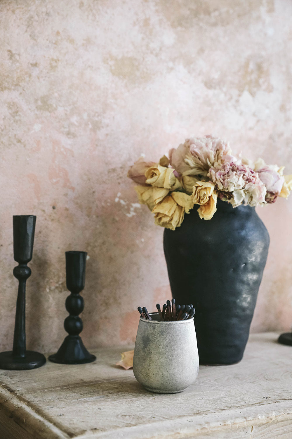 Handmade Black Ceramic Vessel - Premium Artisan Pottery for Home Decor, Kitchen Storage & Gift Giving