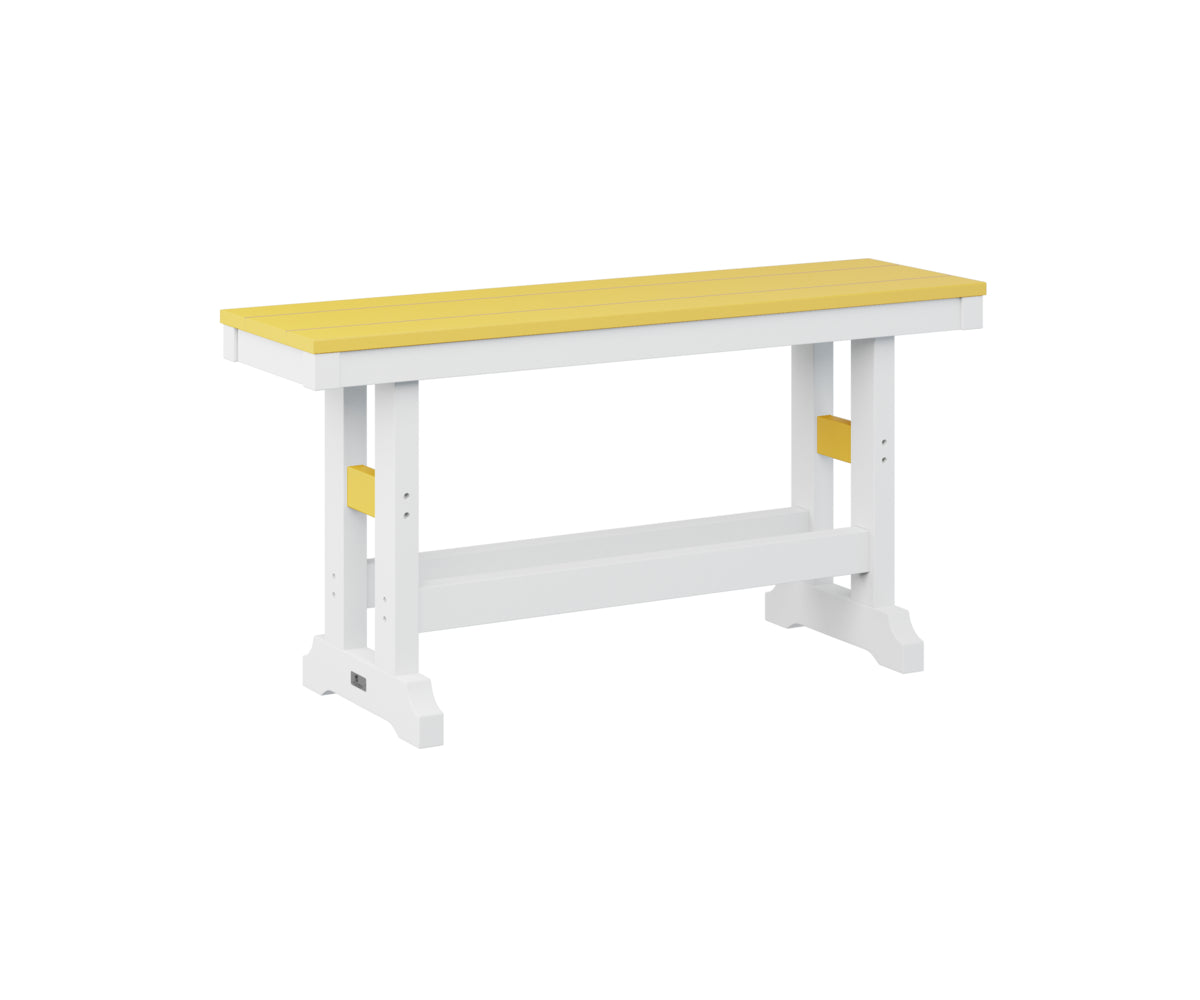 Berlin Gardens Garden Classic 44-Inch Counter Height Bench - Outdoor Dining & Bar Stool for Patio, Deck, or Backyard