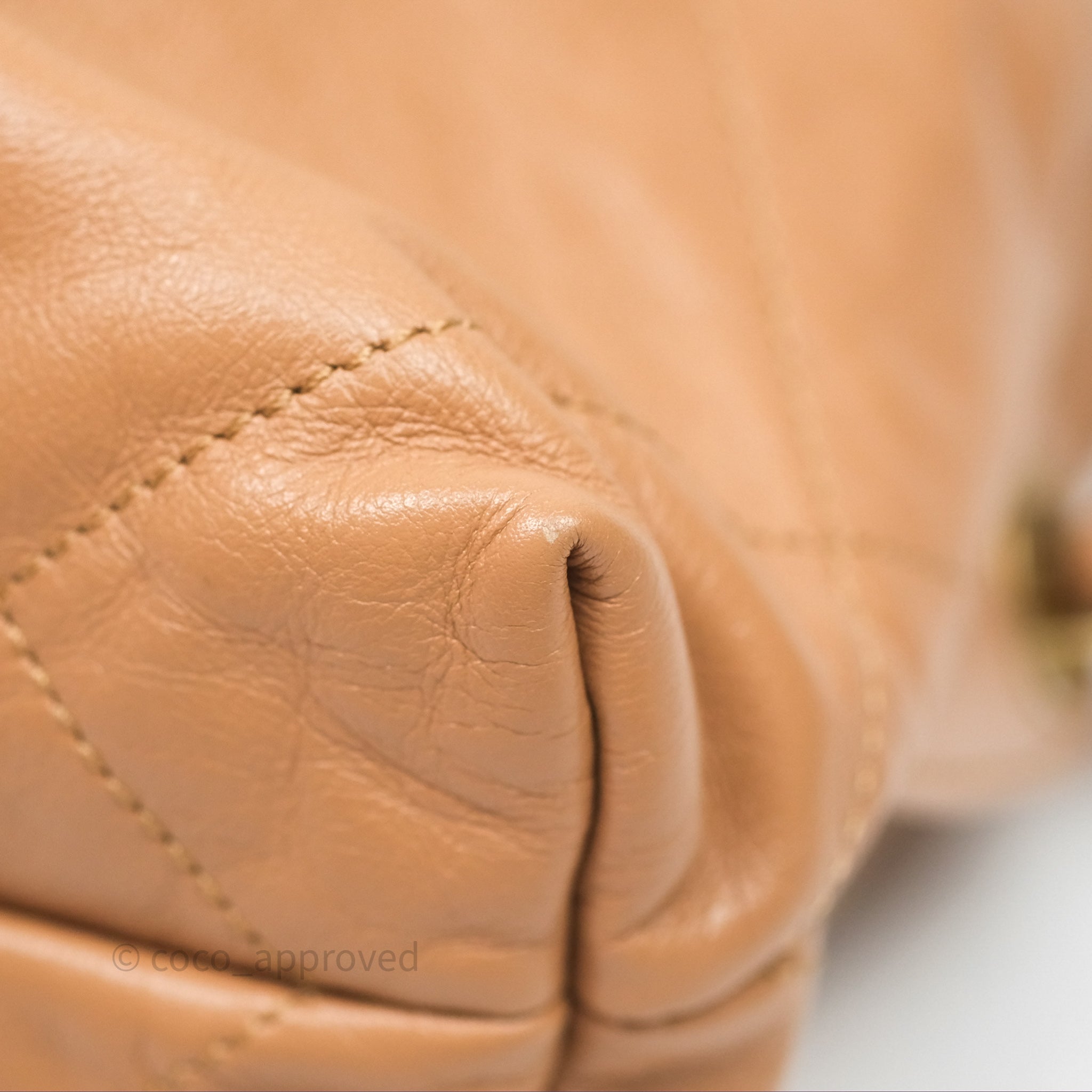 Chanel 22 Small Backpack in Camel Shiny Calfskin with Gold Hardware - Luxury Designer Handbag for Women, Perfect for Everyday Use & Travel Accessories