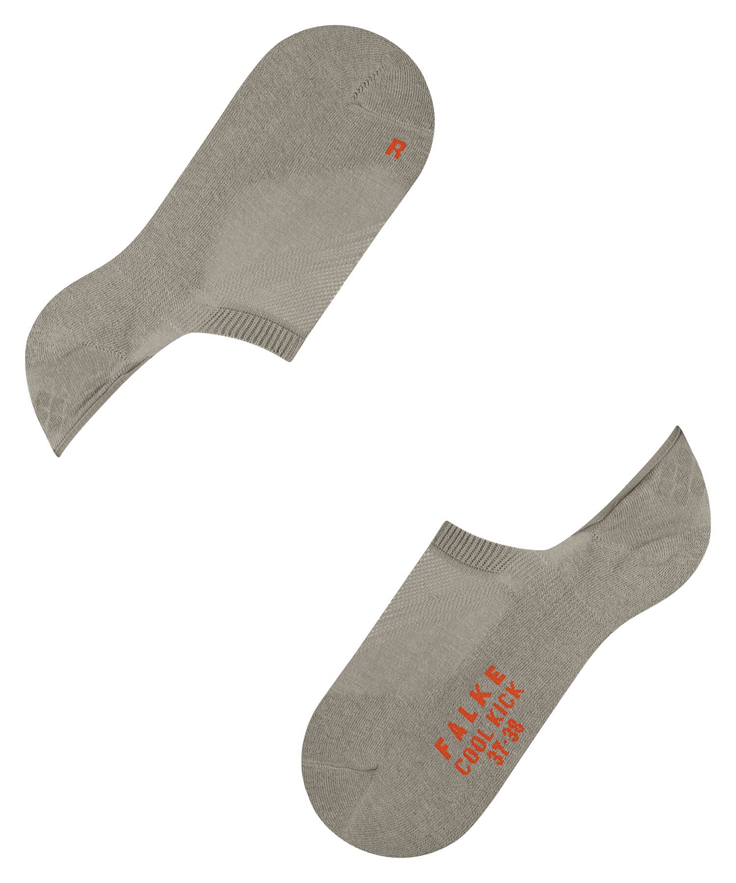 FALKE Women's Cool Kick No Show Socks - Breathable & Anti-Slip Invisible Socks for Running, Sneakers & Casual Wear - 1 Pair Pack