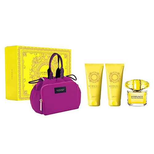 Versace Yellow Diamond 4-Piece Luxury Gift Set for Women - Perfect for Birthdays, Anniversaries & Special Occasions