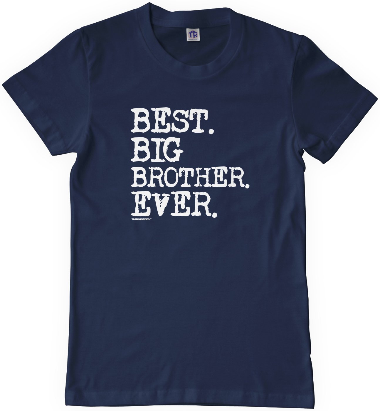 Threadrock Big Brother Ever Youth T-Shirt for Boys - Comfortable Cotton Tee for Siblings - Perfect for Family Events, Birthday Gifts & Brother Apparel