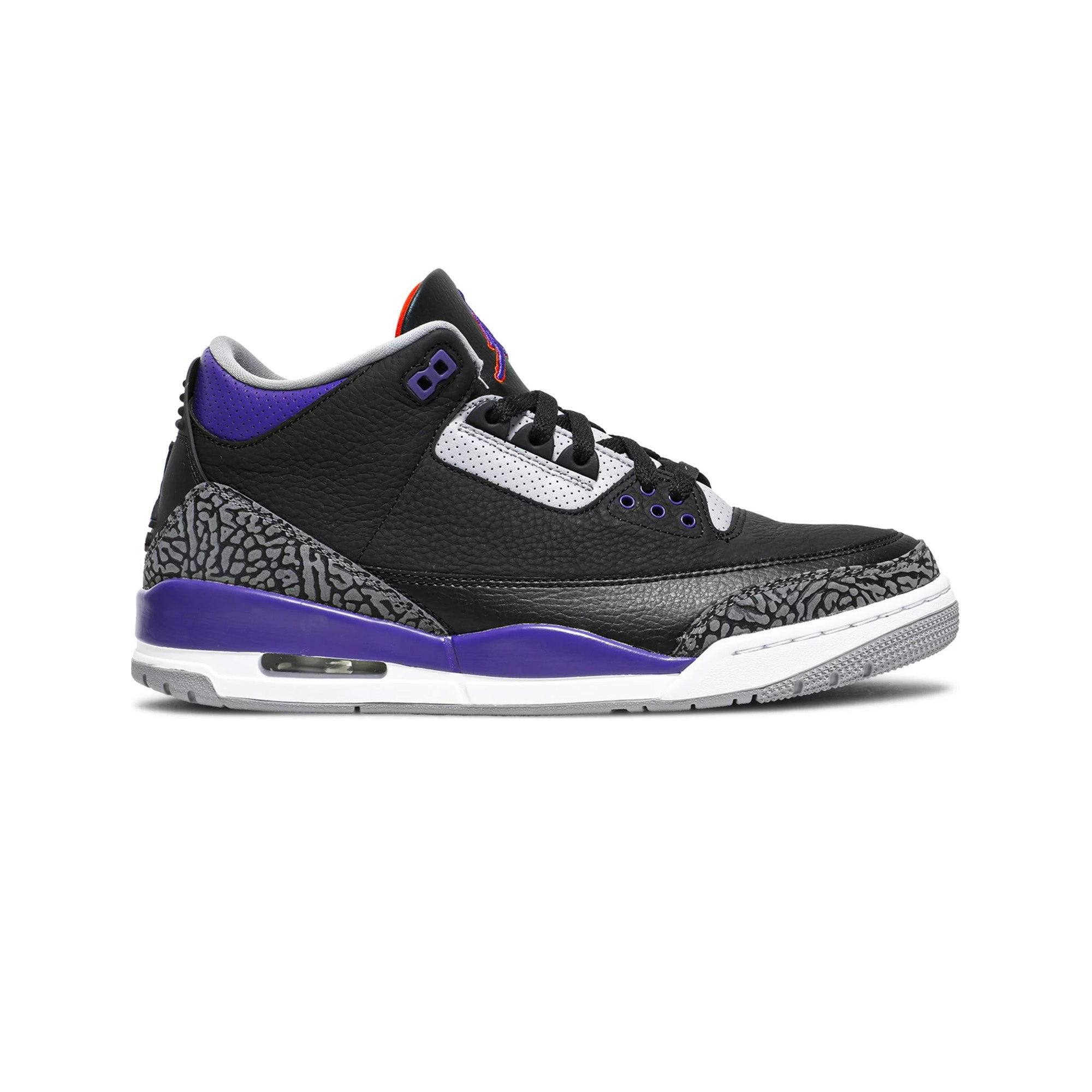 Air Jordan 3 Retro 'Court Purple' Basketball Shoes - Men's Sneakers for Sports & Casual Wear - Perfect for Basketball Games, Street Fashion & Collectors