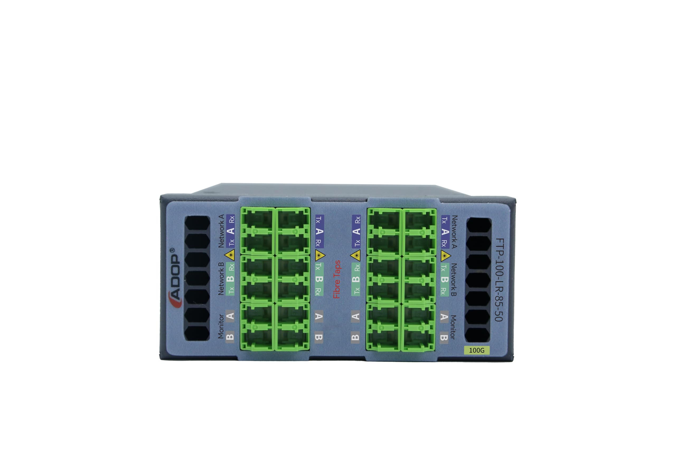 8-Channel 1470-1610nm CWDM Mux Demux Module with Monitor Port, LC/UPC Dual Fiber, Low Insertion Loss - Ideal for Data Center, Telecom Networks & Fiber Optic Expansion