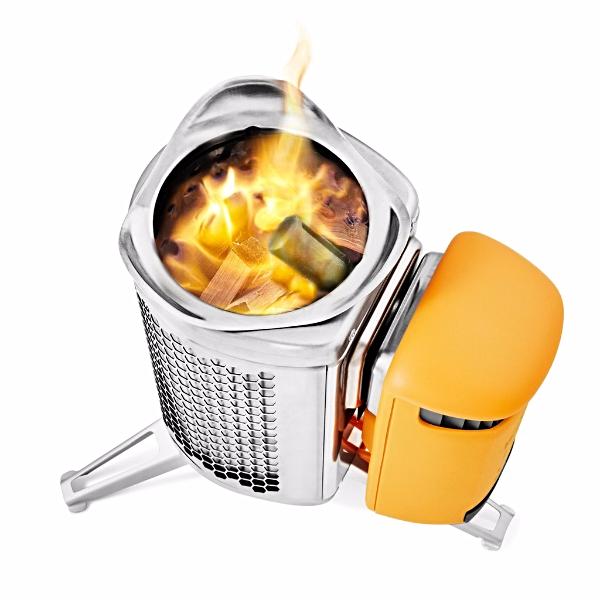 BioLite CampStove 2 Portable Wood Burning Camping Stove with USB Charger & FlexLight - Perfect for Outdoor Cooking, Backpacking, and Emergency Power Supply