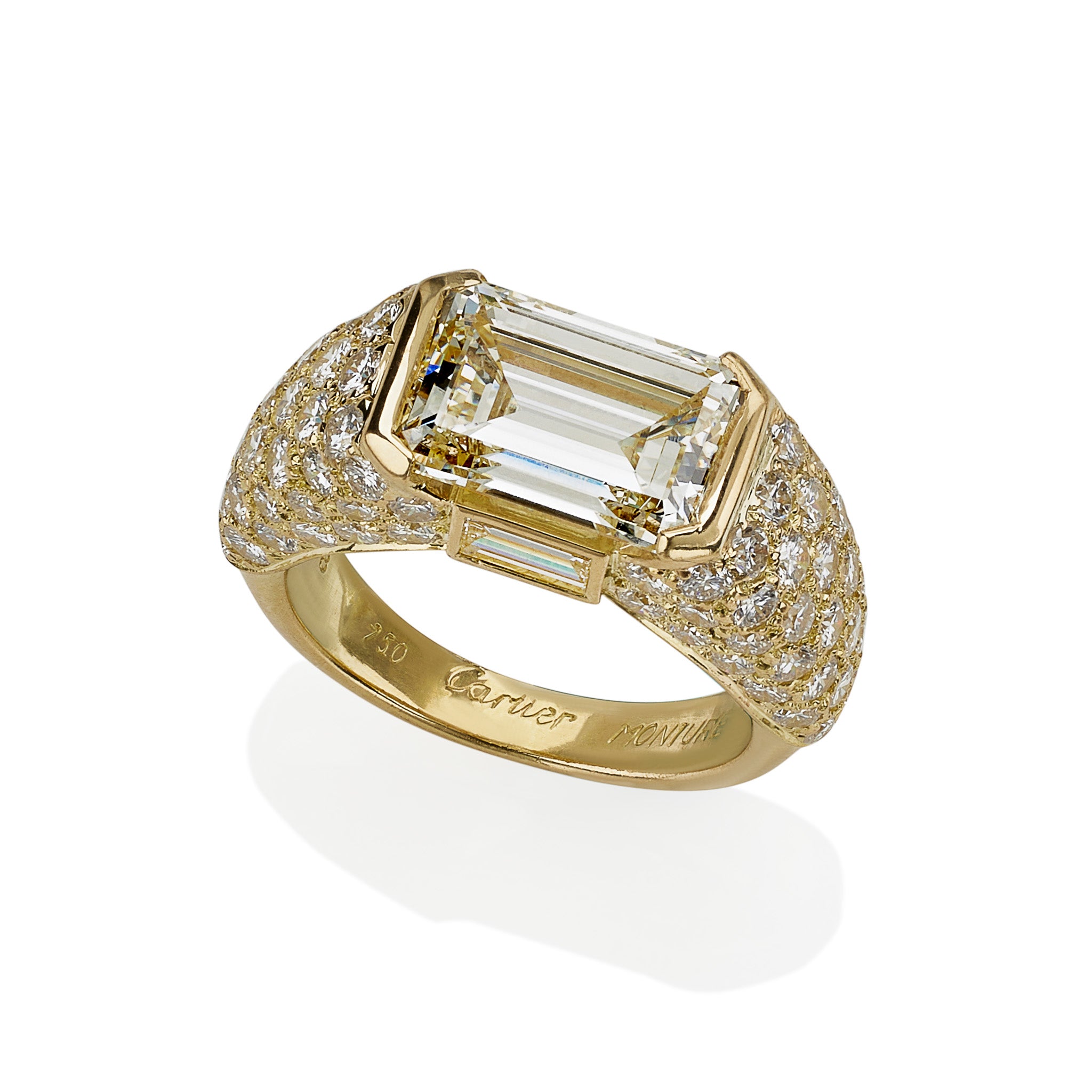 Cartier Paris Emerald Cut Diamond Ring – Luxury Engagement & Wedding Band for Women, Perfect for Proposals, Anniversaries & Special Occasions
