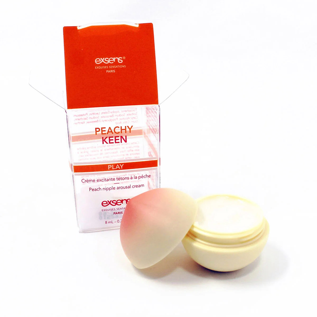 Exsens Nipple Arousal Cream 8ml - Sensual Enhancement for Couples & Intimate Moments - Peachy Keen Pleasure Formula