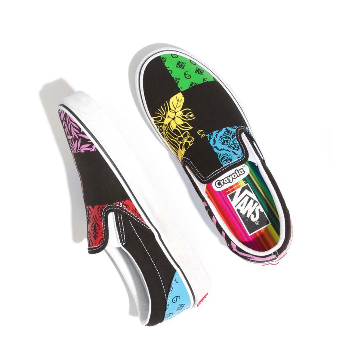 Crayola Classic Slip On Shoes for Kids - Comfortable & Lightweight Sneakers for School, Play & Everyday Wear