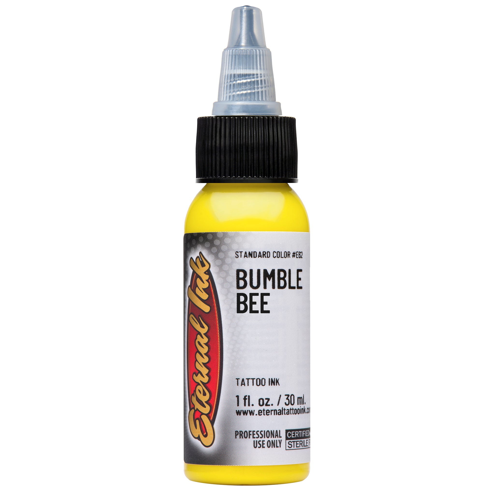 Eternal Bumble Bee Ink - Premium Waterproof Tattoo Ink for Professional Artists - Perfect for Tattoo Studios, Body Art & Permanent Makeup