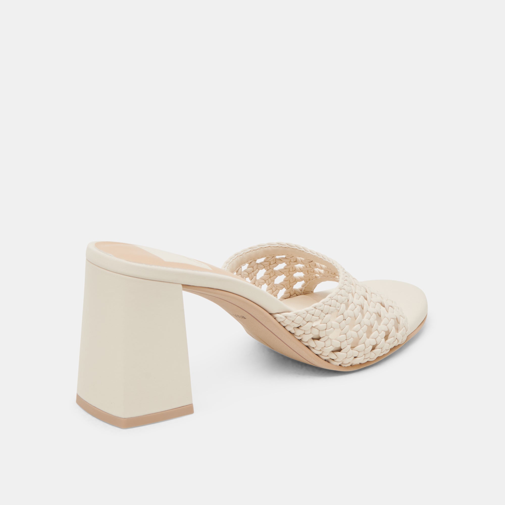 MARGOE Women's High Heels - Creme Woven Stella Pumps for Party, Wedding & Evening Events | Comfortable Dress Shoes for Women
