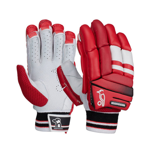 Kookaburra 2.1 T20 RED Cricket Batting Gloves - Perfect for Practice & Match Play - High Performance Sports Equipment
