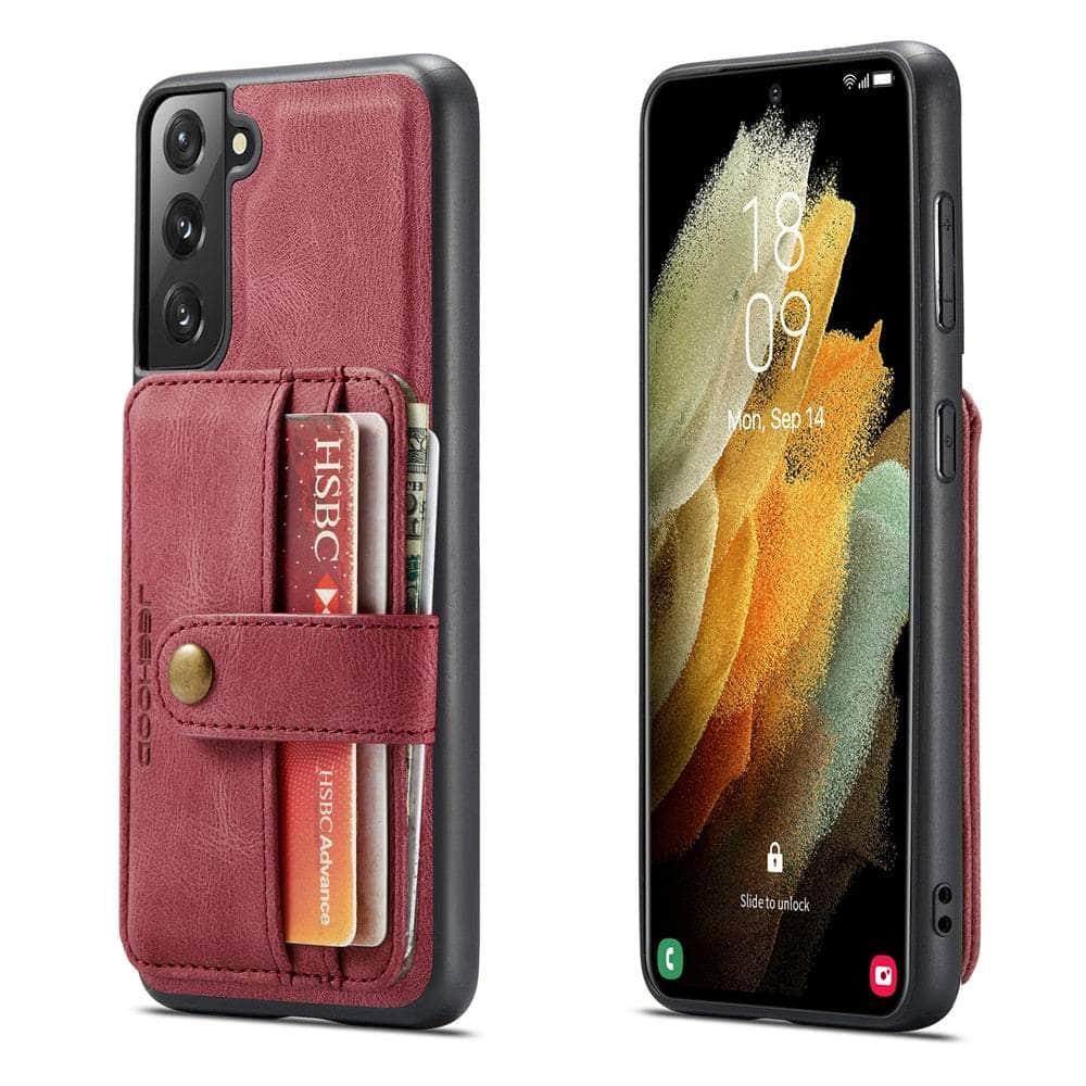 Premium Card Slot Leather Case for Samsung Galaxy S22 - Slim Wallet Phone Cover with RFID Protection | Perfect for Business, Travel & Everyday Use