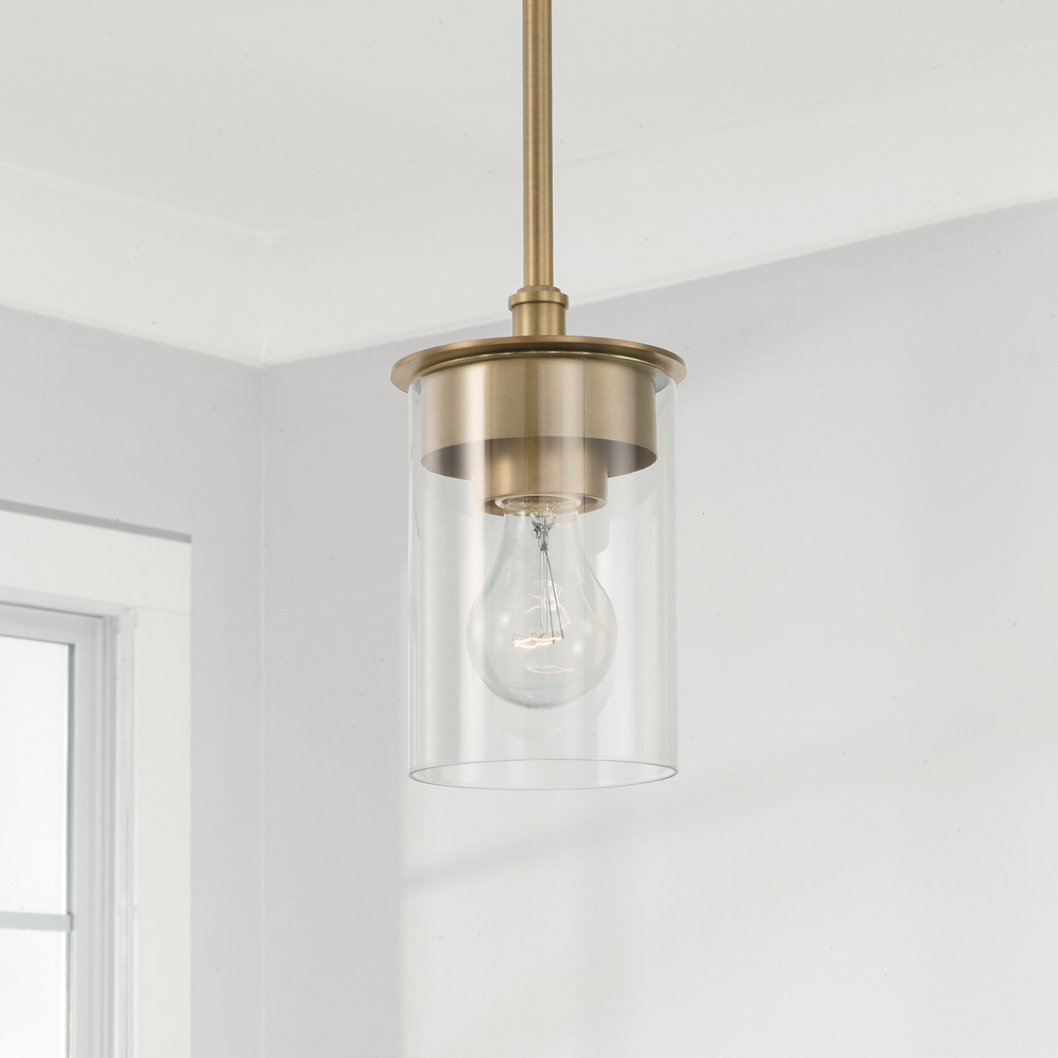 Capital Lighting One Light Semi Flush Mount Ceiling Fixture - Modern Bedroom, Hallway & Entryway Lighting Solution