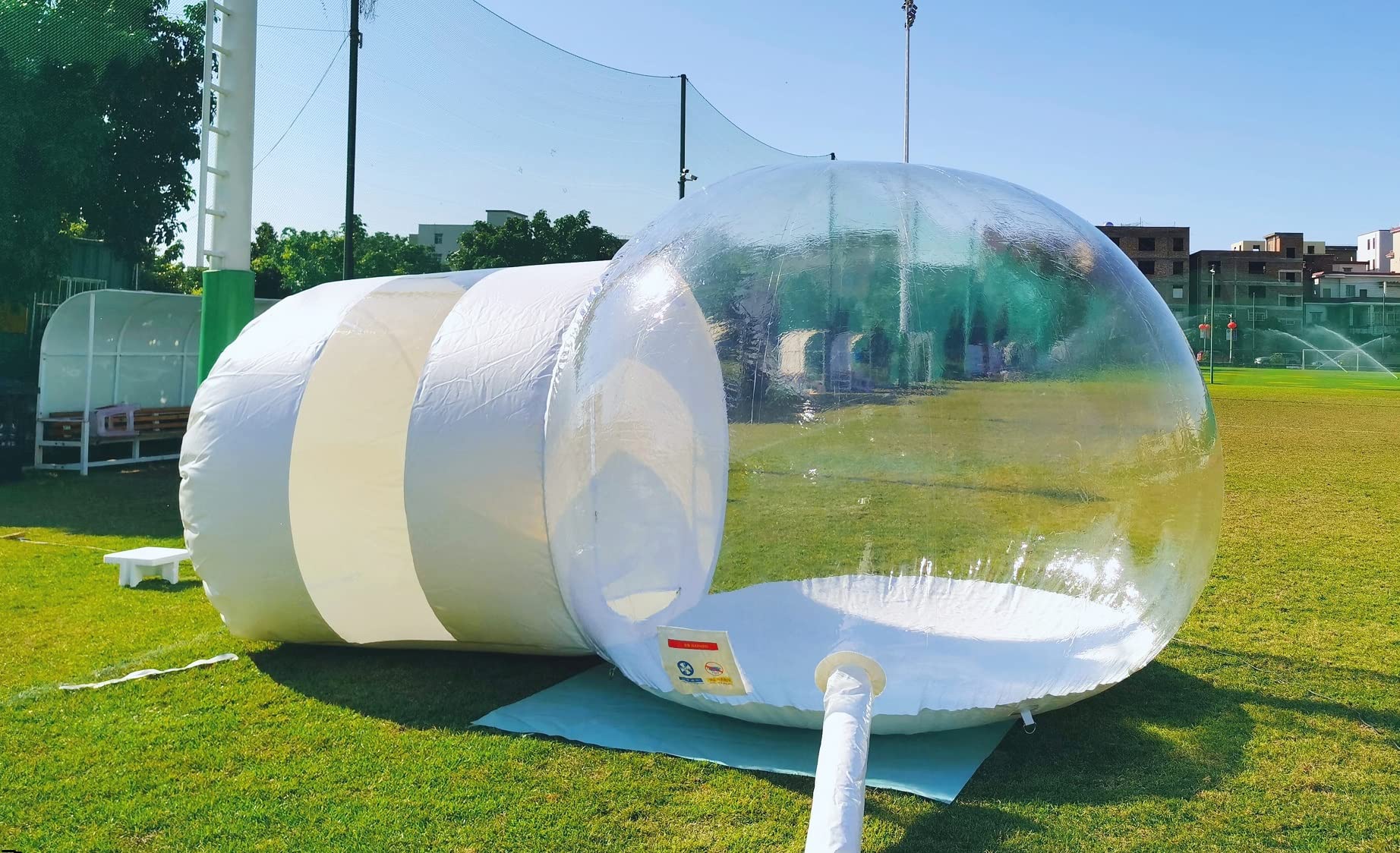 Inflatable Bubble Tent - Waterproof Transparent Outdoor Dome with Blower for Camping, Music Festivals & Stargazing | Luxury Inflatable Bubble House for Backyard, Beach & Glamping