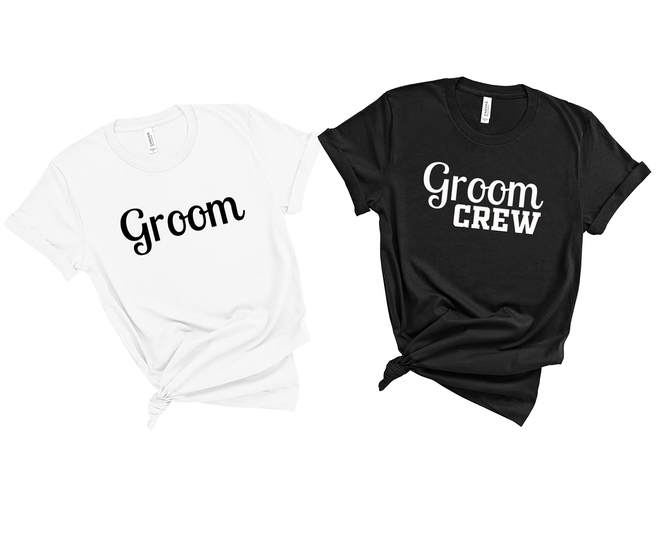 Groom Crew Shirt for Wedding Party - Best Man & Groom Squad T-Shirts - Bachelor & Bachelorette Party Apparel - Perfect for Weddings, Rehearsal Dinners & Bridal Showers