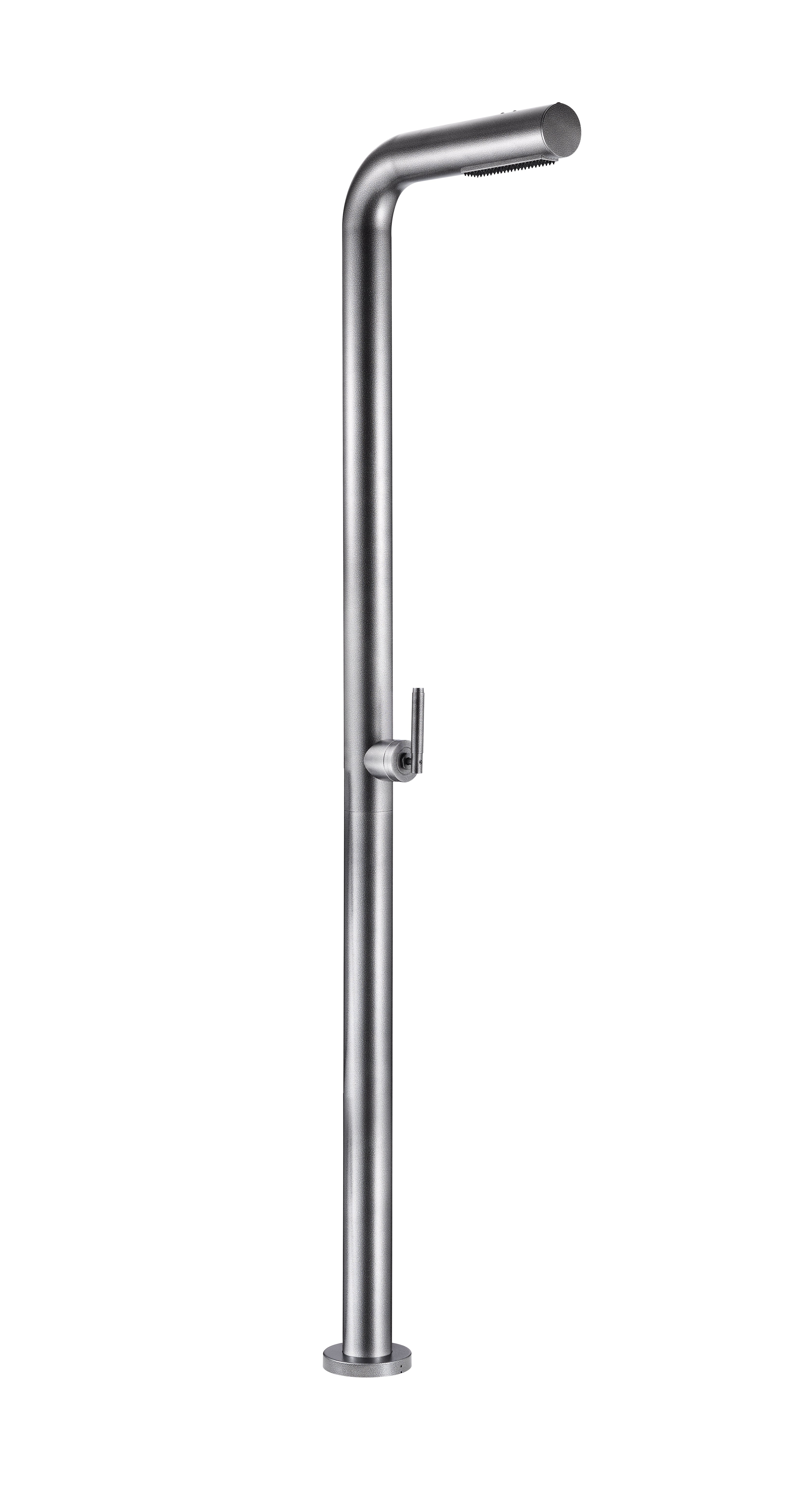 DAX Freestanding Outdoor Shower - Stainless Steel with Adjustable Height (Model 807202) | Perfect for Poolside, Beach House & Backyard Use
