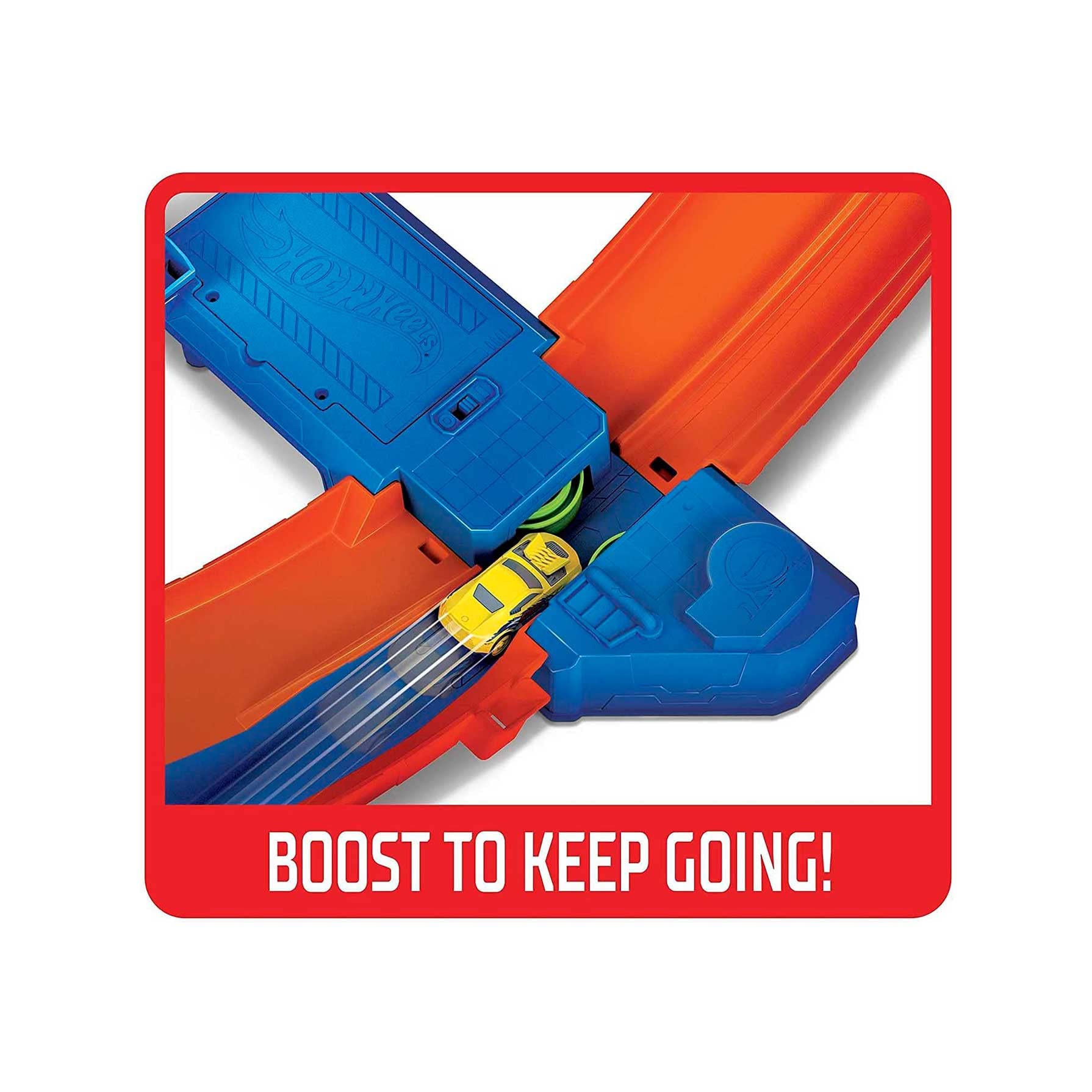 Hot Wheels Massive Loop Mayhem Track Set - 28-Inch Wide Loop, Slam Launcher & 1:64 Scale Car | Multi-Car Racing Toy for Kids Ages 5+ | Perfect for Birthday Gifts & Indoor Playtime Adventures