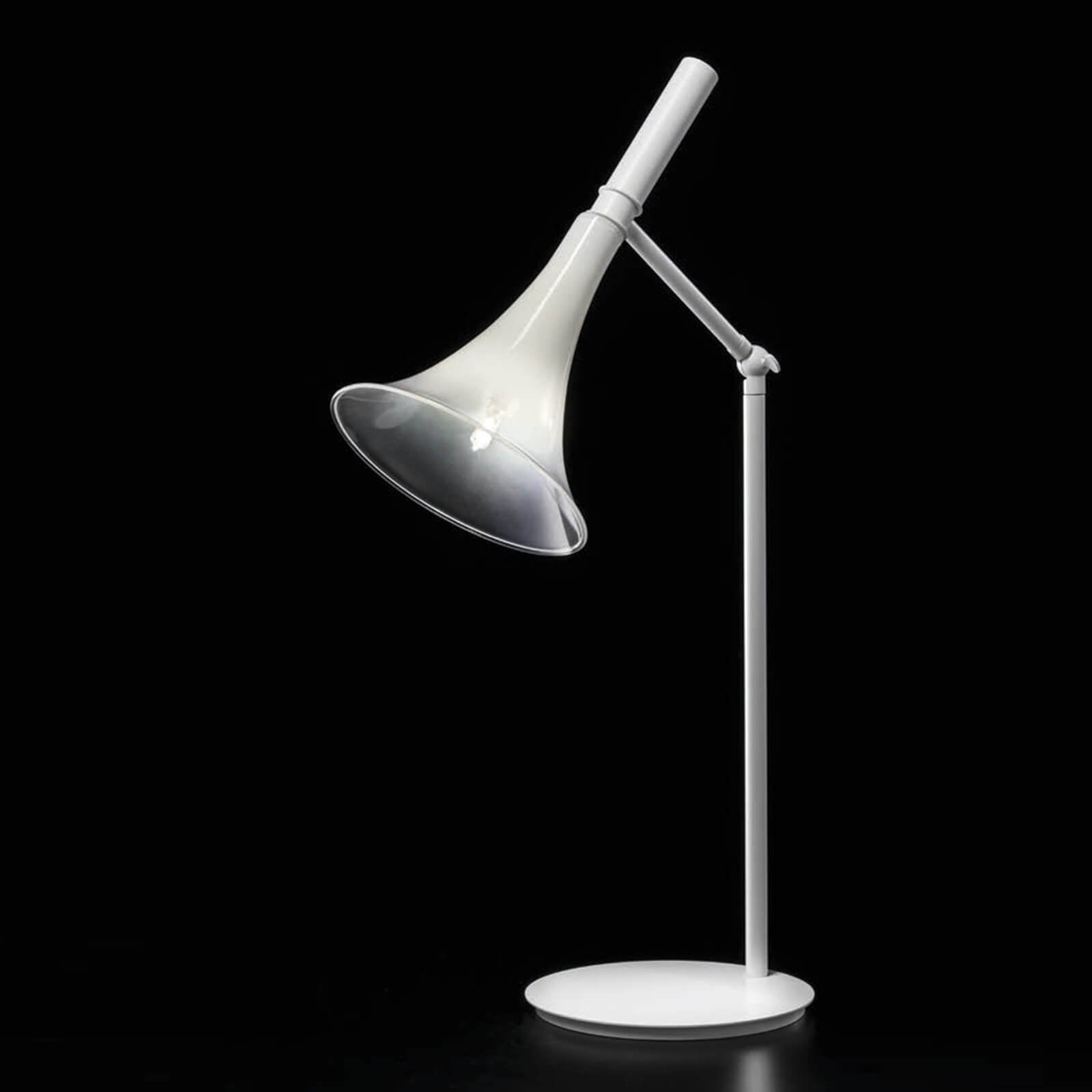 Modern Baffo Table Lamp - Adjustable LED Desk Light for Home Office, Bedroom & Study - Warm White & Cool White Lighting Modes - Perfect for Reading, Working & Relaxing