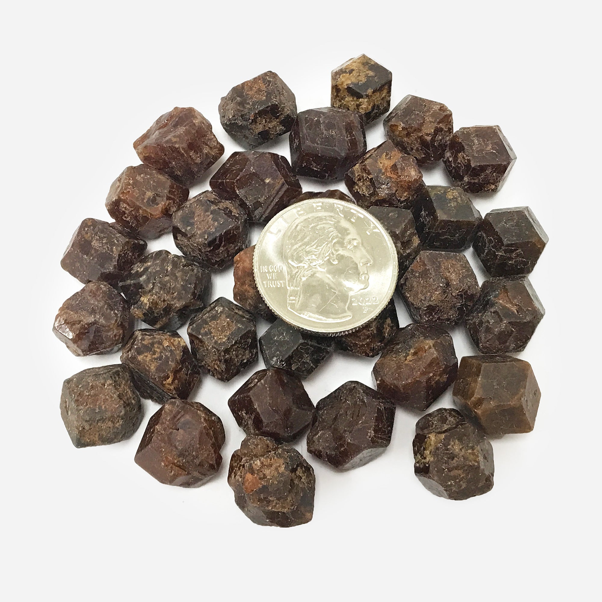 Natural Andradite Garnet Crystal - Raw Rough Gemstone Specimen for Collectors, Jewelry Making, Tumbling & Display - Dark Green Garnet Mineral Rock for Healing Crystals, Home Decor & Gift Ideas - RGH264