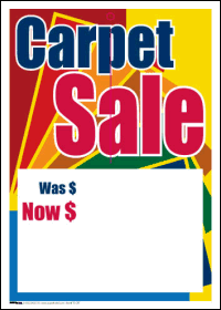100 Pack Sale Tags for Retail - Perfect for Carpet Sales, Clearance Events & Store Discounts