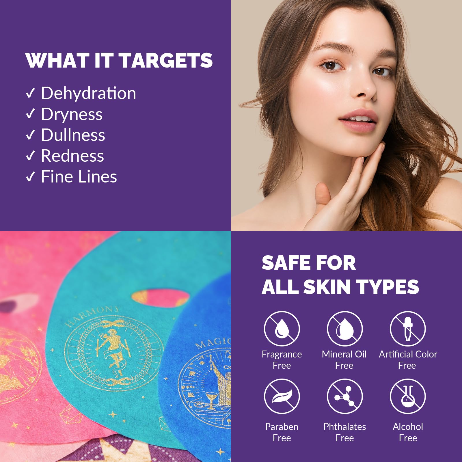 ZealSea Retinol Face Sheet Masks & Skincare Cream Set - Hydrating Anti-Aging Treatment for Dry Skin, Wrinkles & Fine Lines | Perfect for Night Routine & Spa Day at Home