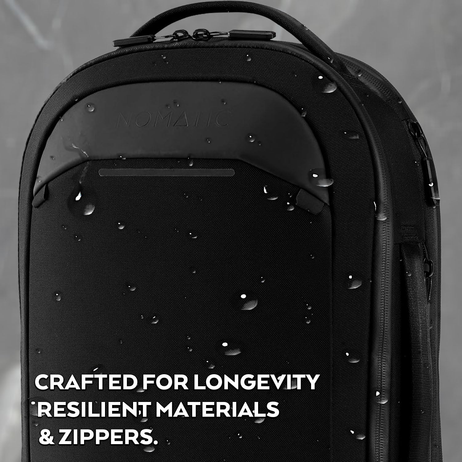 NOMATIC Navigator Premium 15L Expandable Backpack - Water Resistant Anti-Theft Laptop Bag with 6L Built-In Expansion - Perfect for Travel, Work & Daily Commute - Black Computer Backpack for Professionals & Students