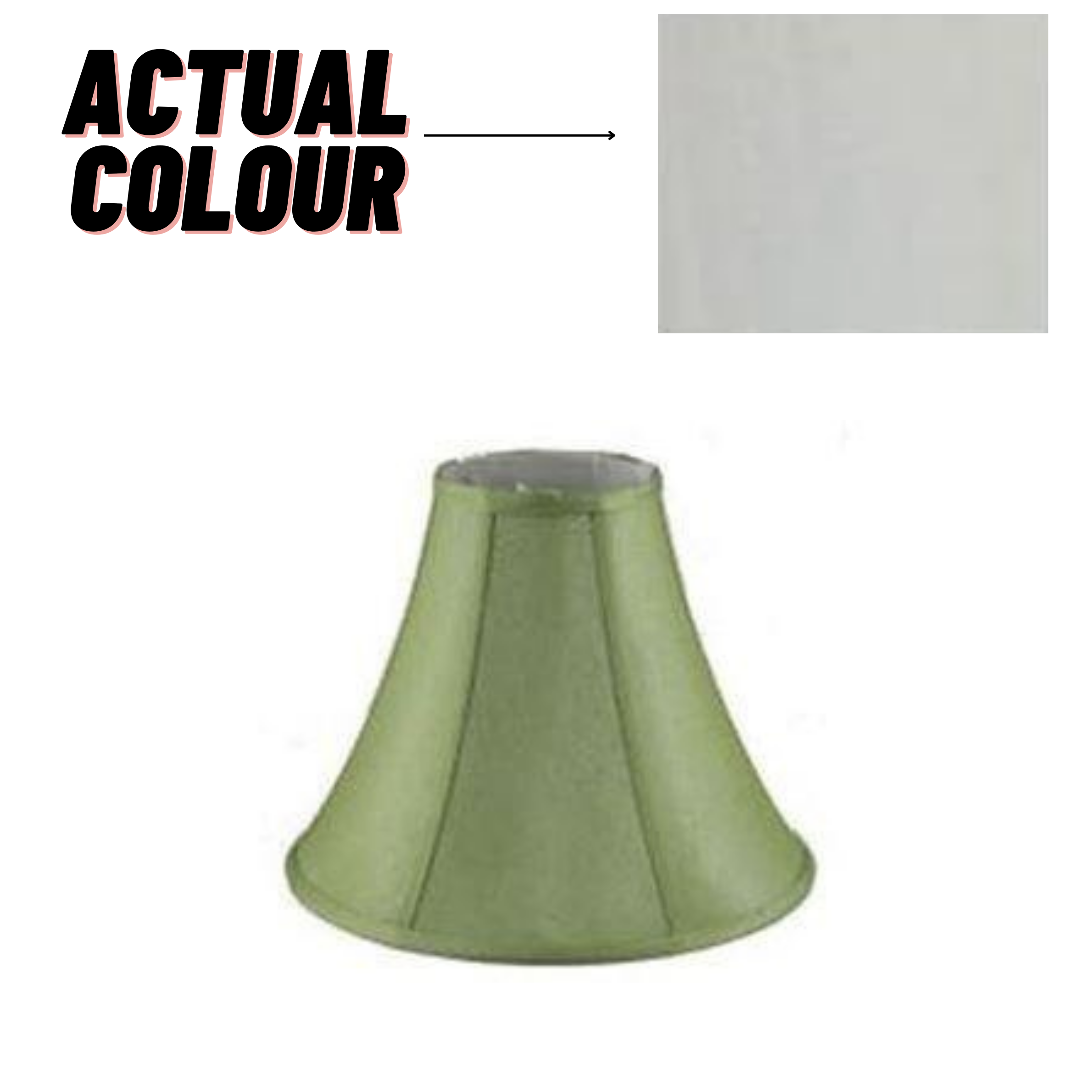 4.11.9 Waisted Lamp Shade in Cream - Vintage Style Fabric Lamp Shade for Table Lamps, Floor Lamps & Bedroom Lighting Decor