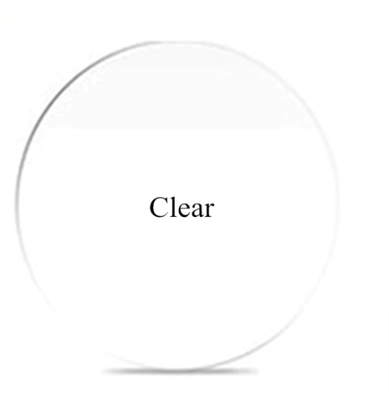 1.61 MR-8 Single Vision Tinted Eyeglass Lenses - UV Protection & Blue Light Blocking for Computer Use & Outdoor Activities