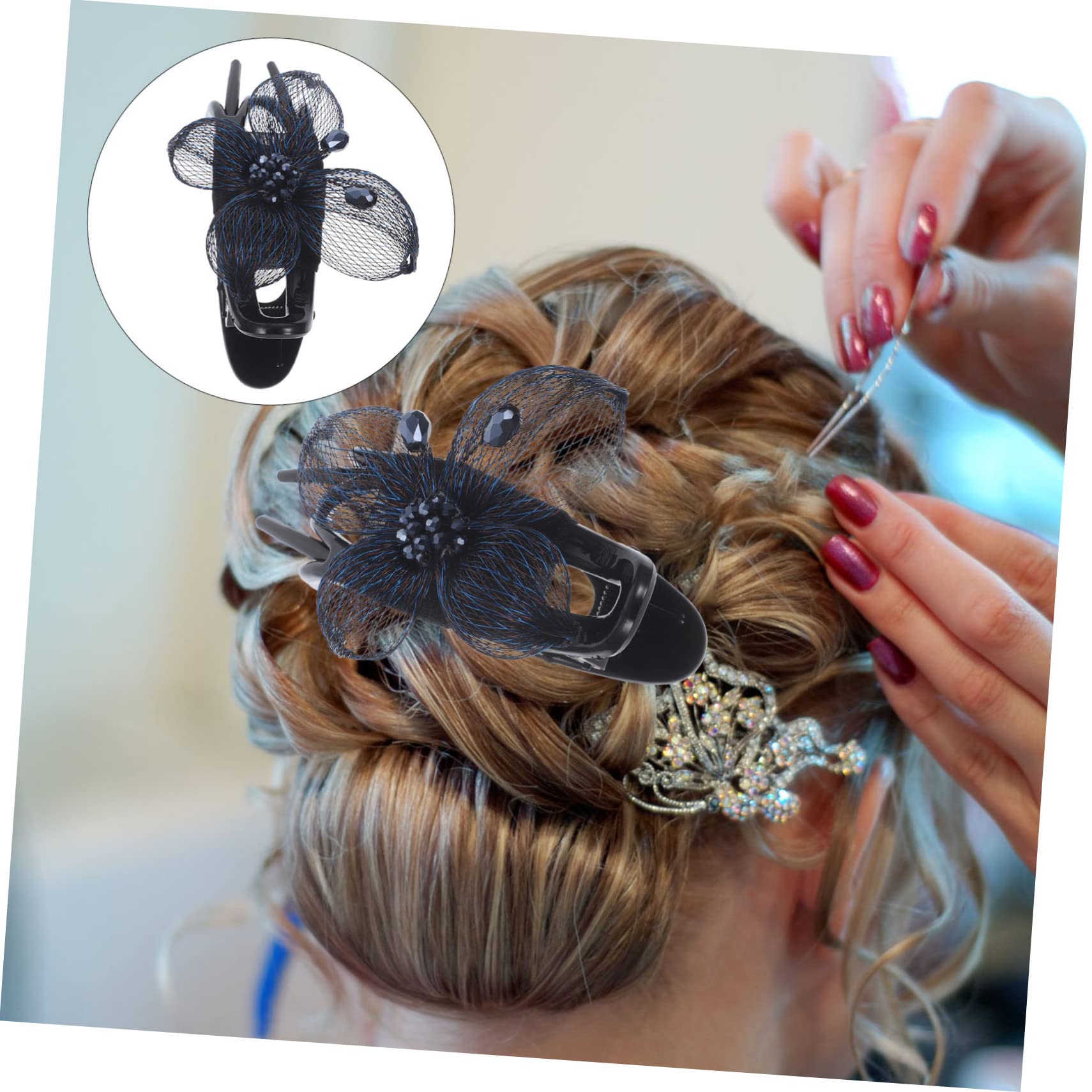 Elegant Mikinona Hair Clip Ponytail Holder for Women & Teens - Perfect for Prom, Weddings & Everyday Styling