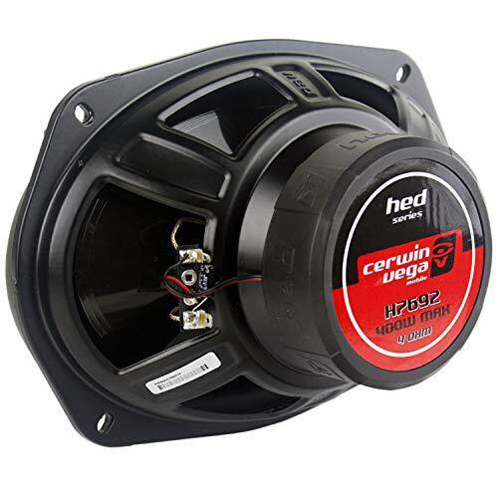 Cerwin Vega H7692 800W Max 120W RMS HED Series 6x9 2-Way Coaxial Car Speakers - Premium Sound for Cars, Trucks & SUVs - Perfect for Road Trips, Commuting & Music Lovers