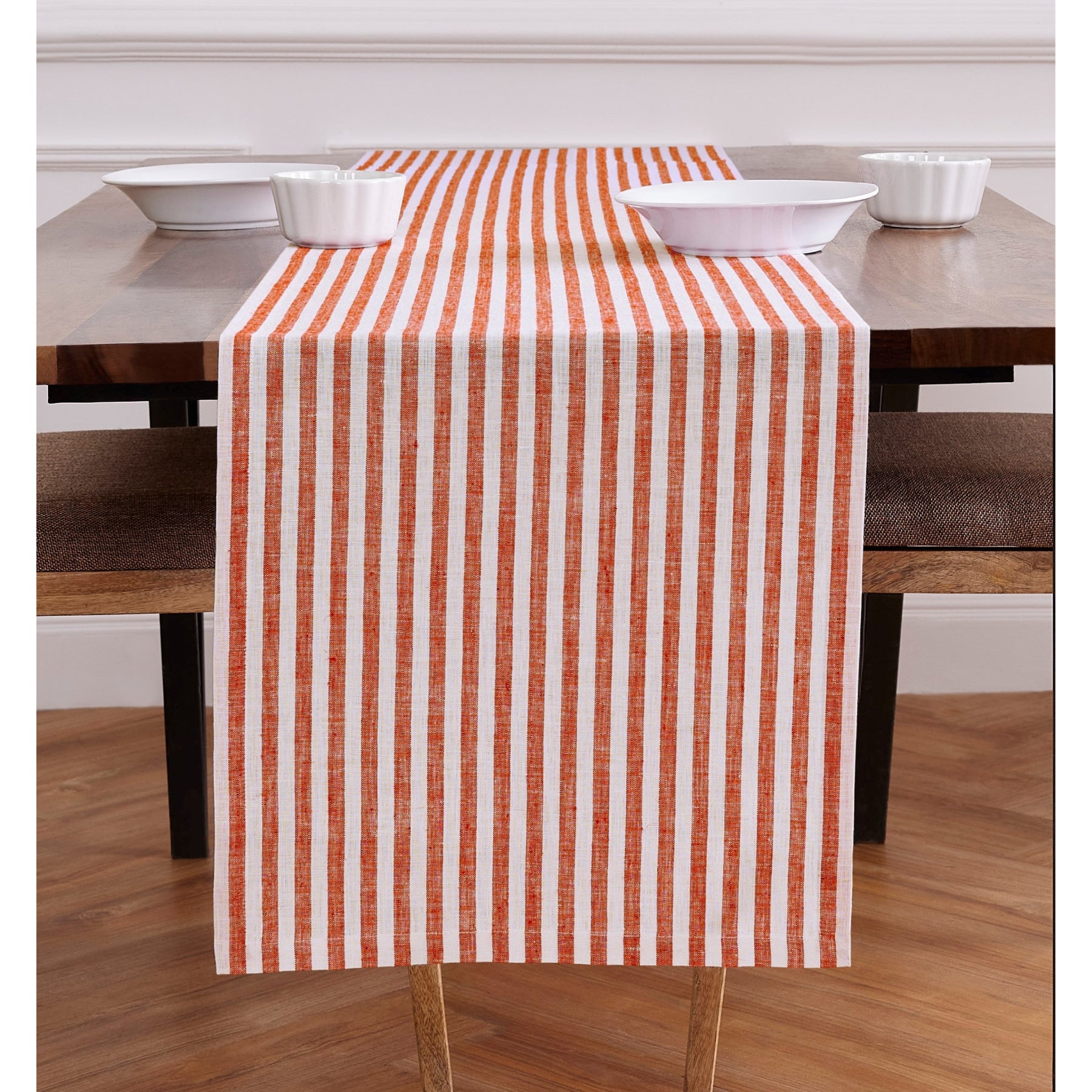 Primrose Yellow and White Amalfi Stripe