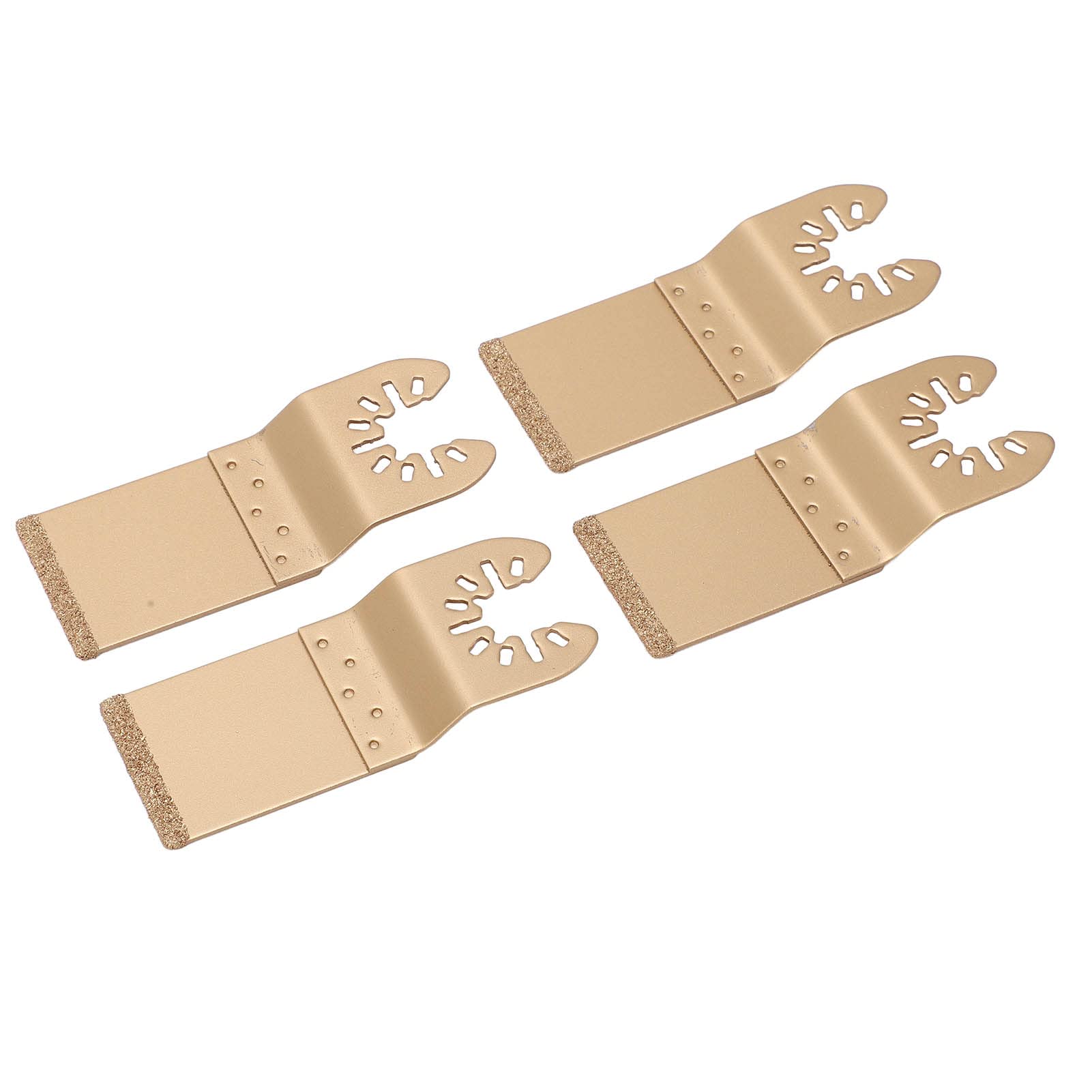 Emoshayoga Oscillating Blade Set - 4PC Frosted Design Wood Multitool Blades with Diamond & Carbide Tips (1.3in) for Metal Cutting - Perfect for DIY Projects, Home Renovations & Professional Construction Work