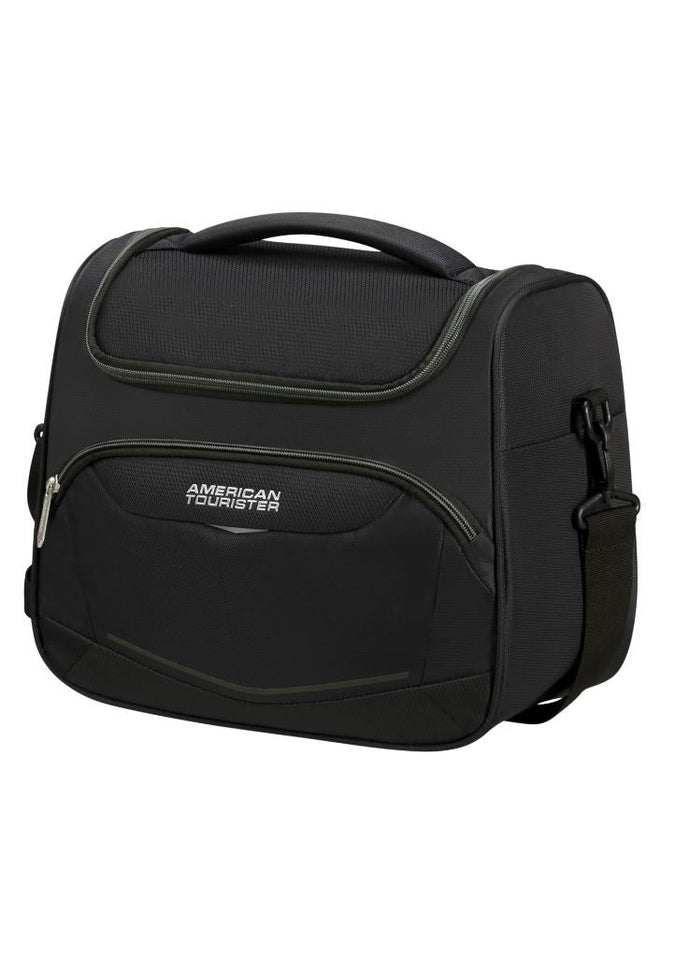 American Tourister Summerride Large Toiletry Bag - Waterproof Travel Cosmetic Organizer for Women & Men - Perfect for Airplane, Gym, Camping & Vacation Essentials Storage