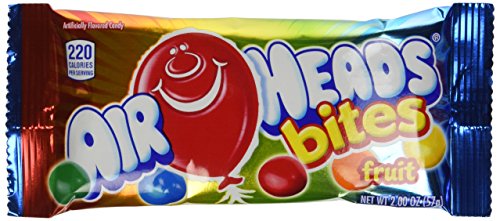 Airheads Bites Fruit Flavored Candy - 2oz Bags (Pack of 24) | Sweet Snacks for Parties, Halloween Treats & Office Desserts