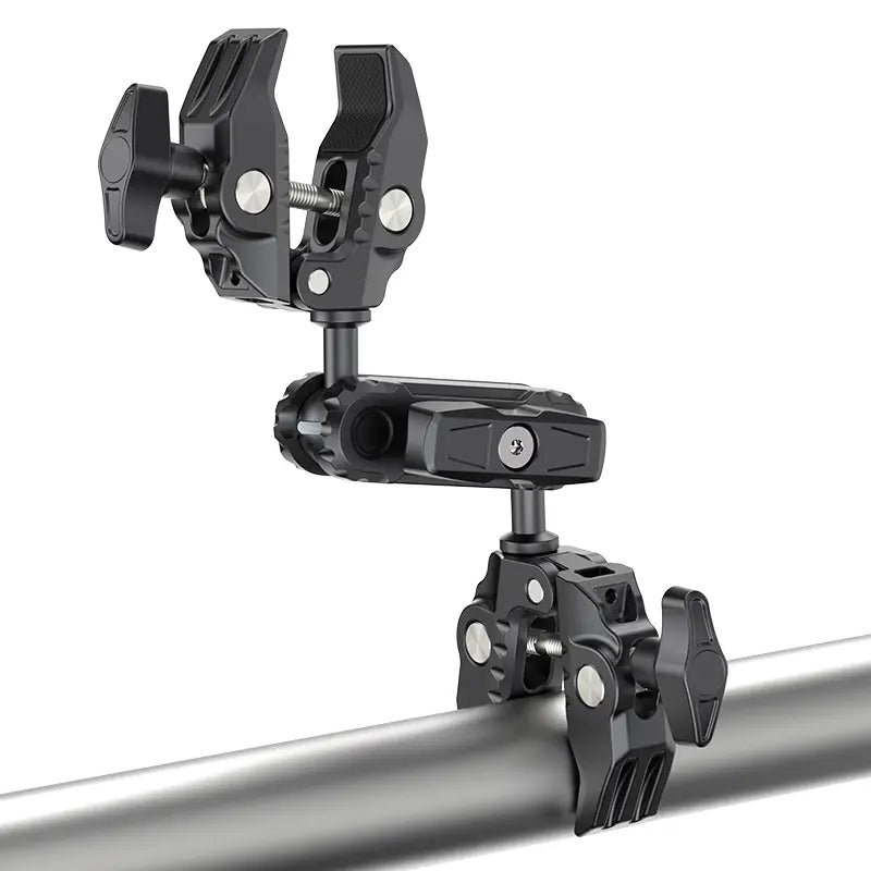 Ulanzi CO17 Super Clamp with Dual Ballhead Magic Arm C046GBB1 - Heavy Duty Camera Mount for DSLR, Mirrorless, GoPro - Perfect for Vlogging, Photography & Studio Setup