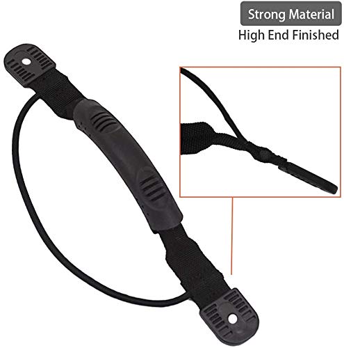 **MOPHOEXII 2 or 4 Pack Heavy Duty Kayak Carry Handles – Side Mount Replacement Handles with Plastic Buckle & Paddle Holders – Perfect for Kayaking, Canoeing, and Water Sports**
