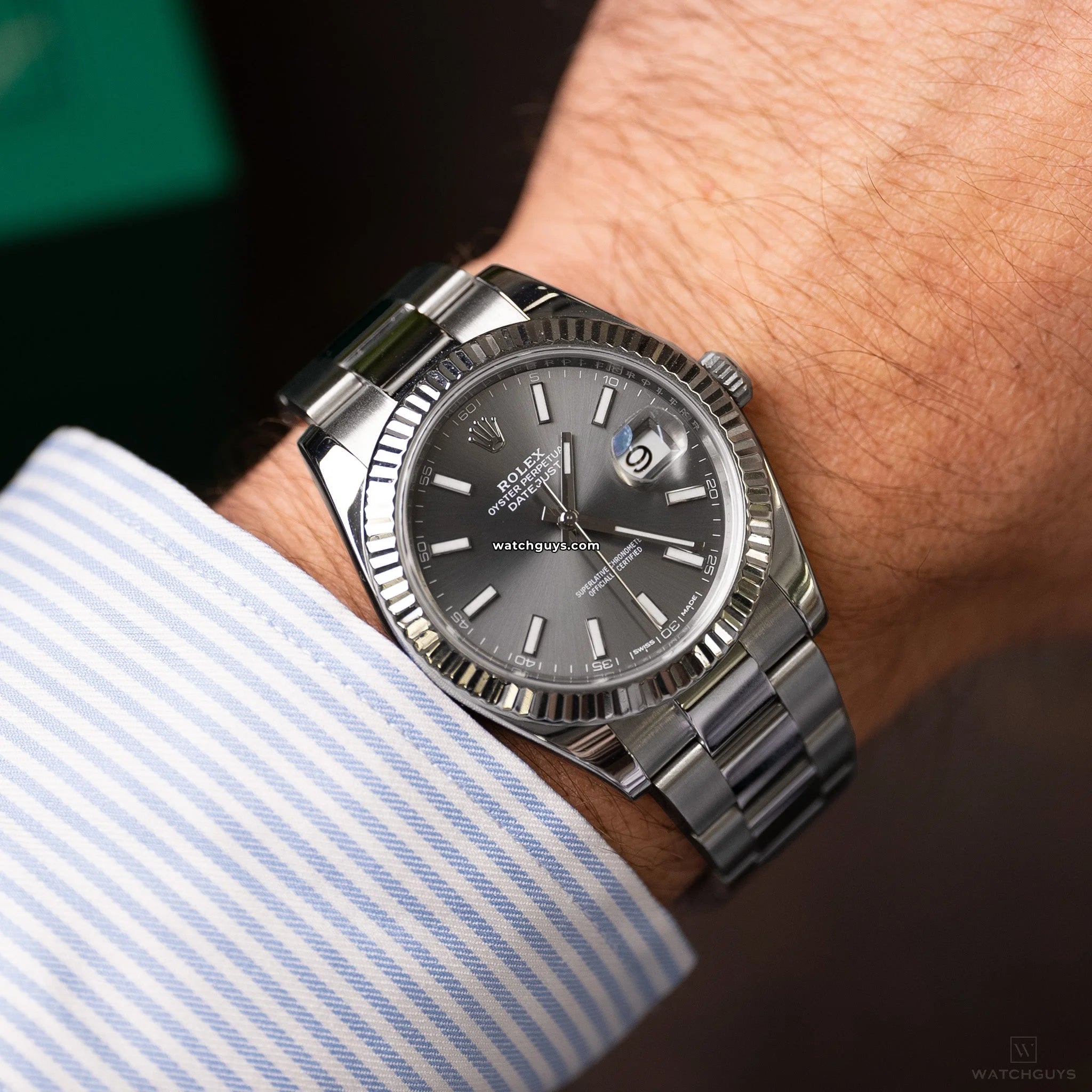 Rolex Datejust 126334 Rhodium Oyster Stainless Steel Watch - Luxury Timepiece for Men, Business & Formal Occasions