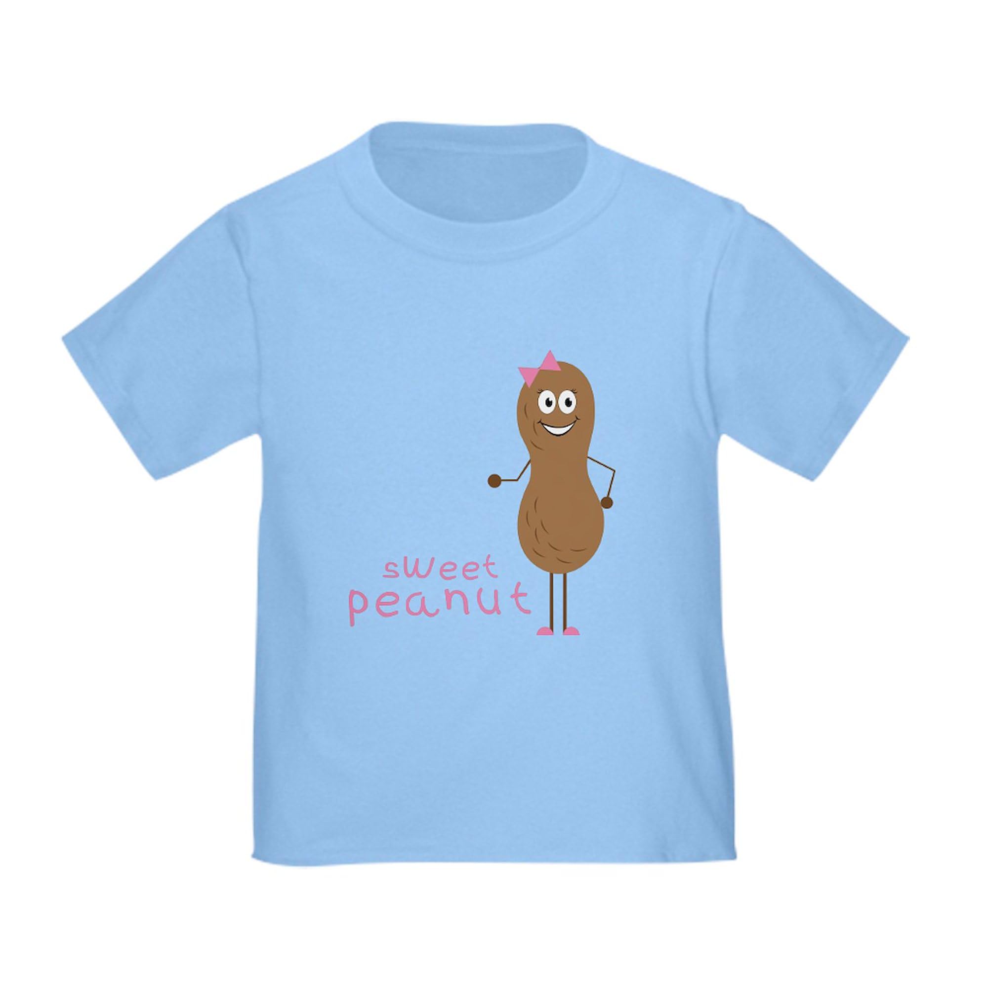 Sweet Peanut Toddler T-Shirt - 100% Cotton Cute Graphic Tee for Boys & Girls | Perfect for Playdates, Daycare & Family Photos