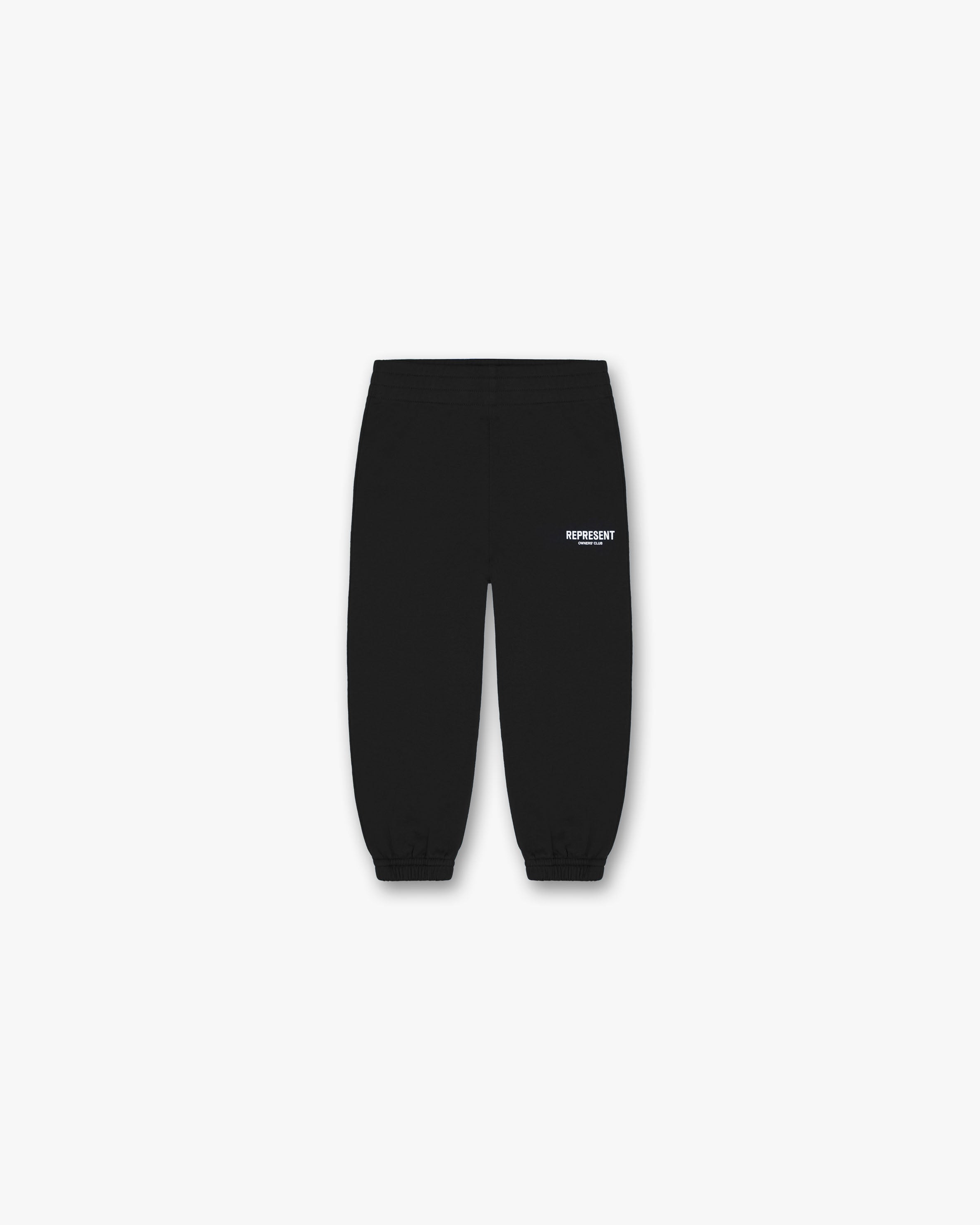 Represent Mini Owners Club Sweatpants for Women - Black Cotton Joggers with Comfort Fit | Lounge, Gym & Casual Wear