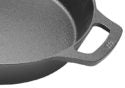 Premium 8-Inch Cast Iron Skillet with Dual Handles - Induction Compatible, Even Heat Distribution - Perfect for Searing, Baking & Camping (NRE #018607)