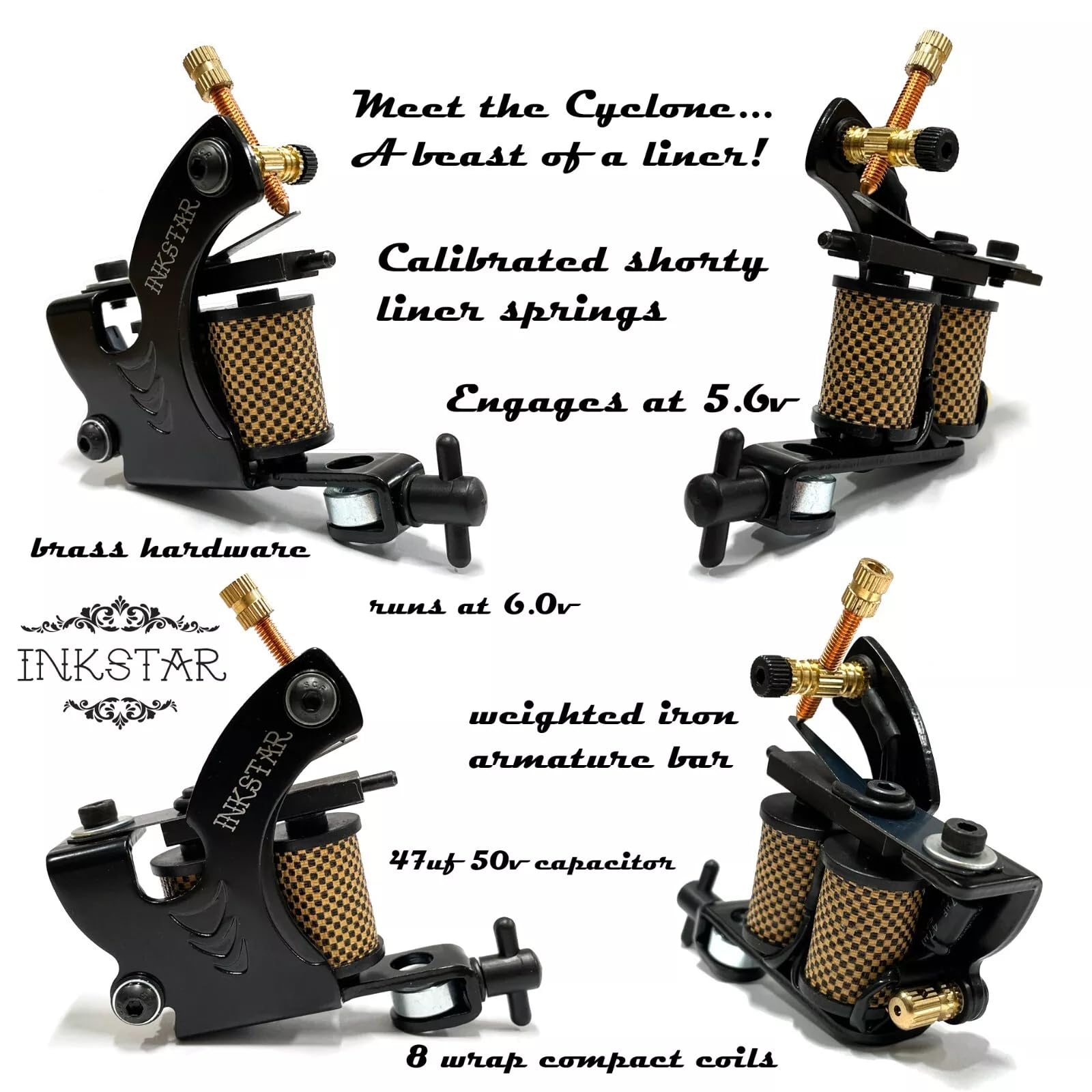 Professional Tattoo Kit with Inkstar Tattooing Set - Complete Starter Tattoo Machine Kit (TKI2DORIG, Small) for Home & Studio Use, Perfect for Beginners & Artists