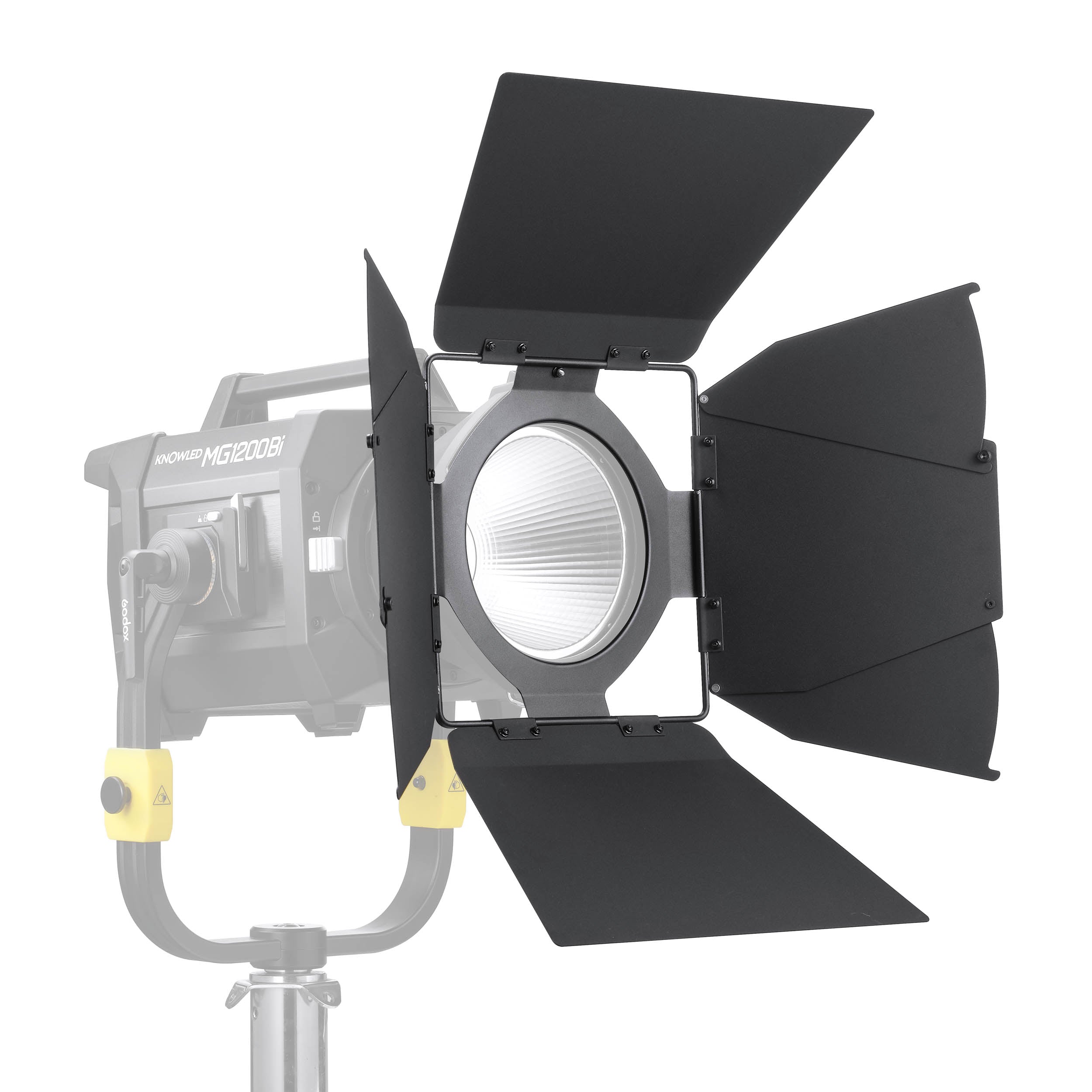 KNOWLED GR45B 8-Leaf Barn Door for GR45 & GR60 G-Mount Reflector - Perfect for Studio Photography, Video Lighting, and Film Production