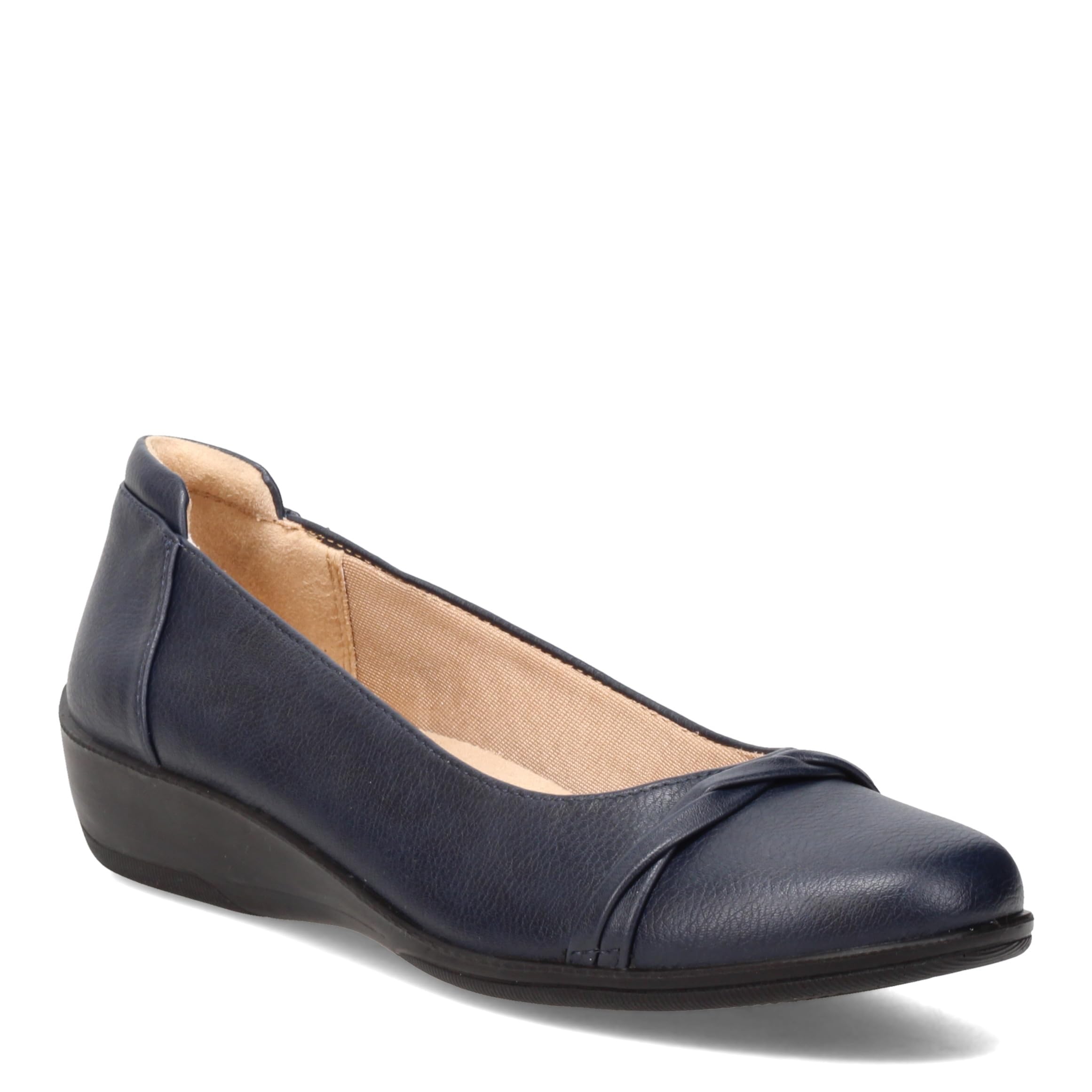 Lifestride Women's Comfortable Slip-On Loafers for Work & Casual Wear - Breathable Walking Shoes with Arch Support for Office, Travel & Everyday Use